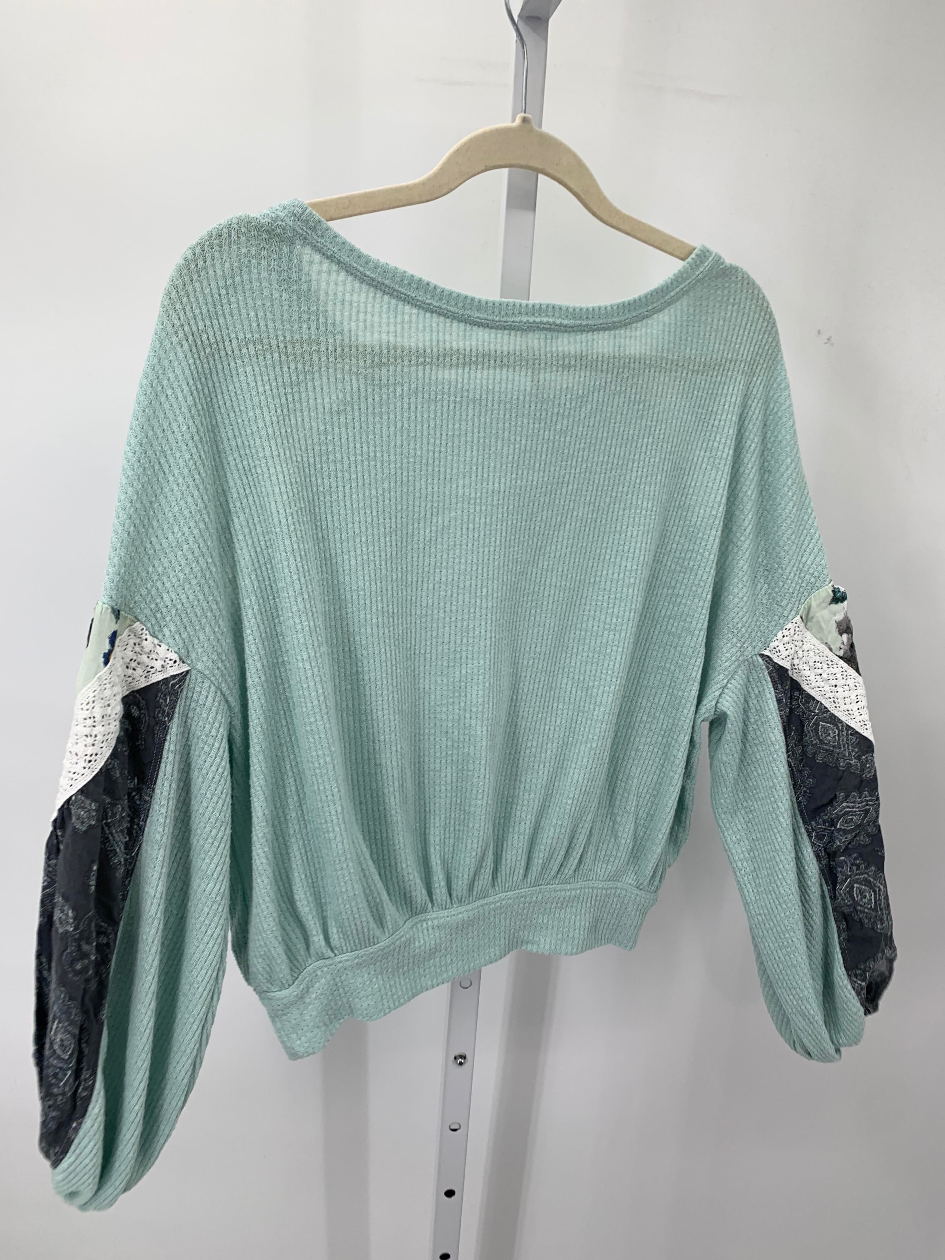 Free People Size X Small Misses Long Sleeve Shirt
