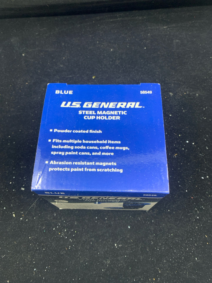 NIB US GENERAL STEEL MAGNETIC CUP HOLDER.