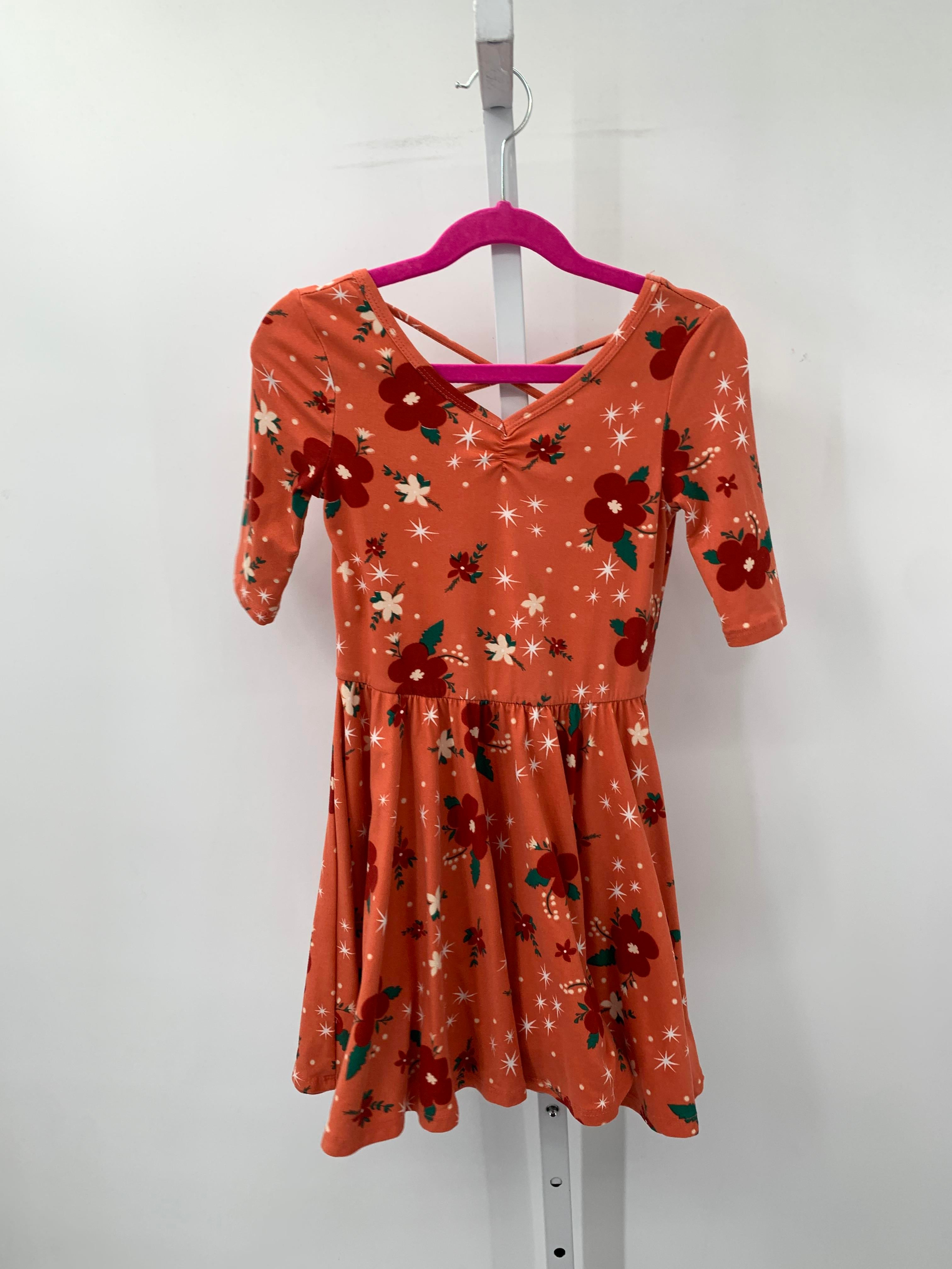 Size 5-6 Girls Short Sleeve Dress