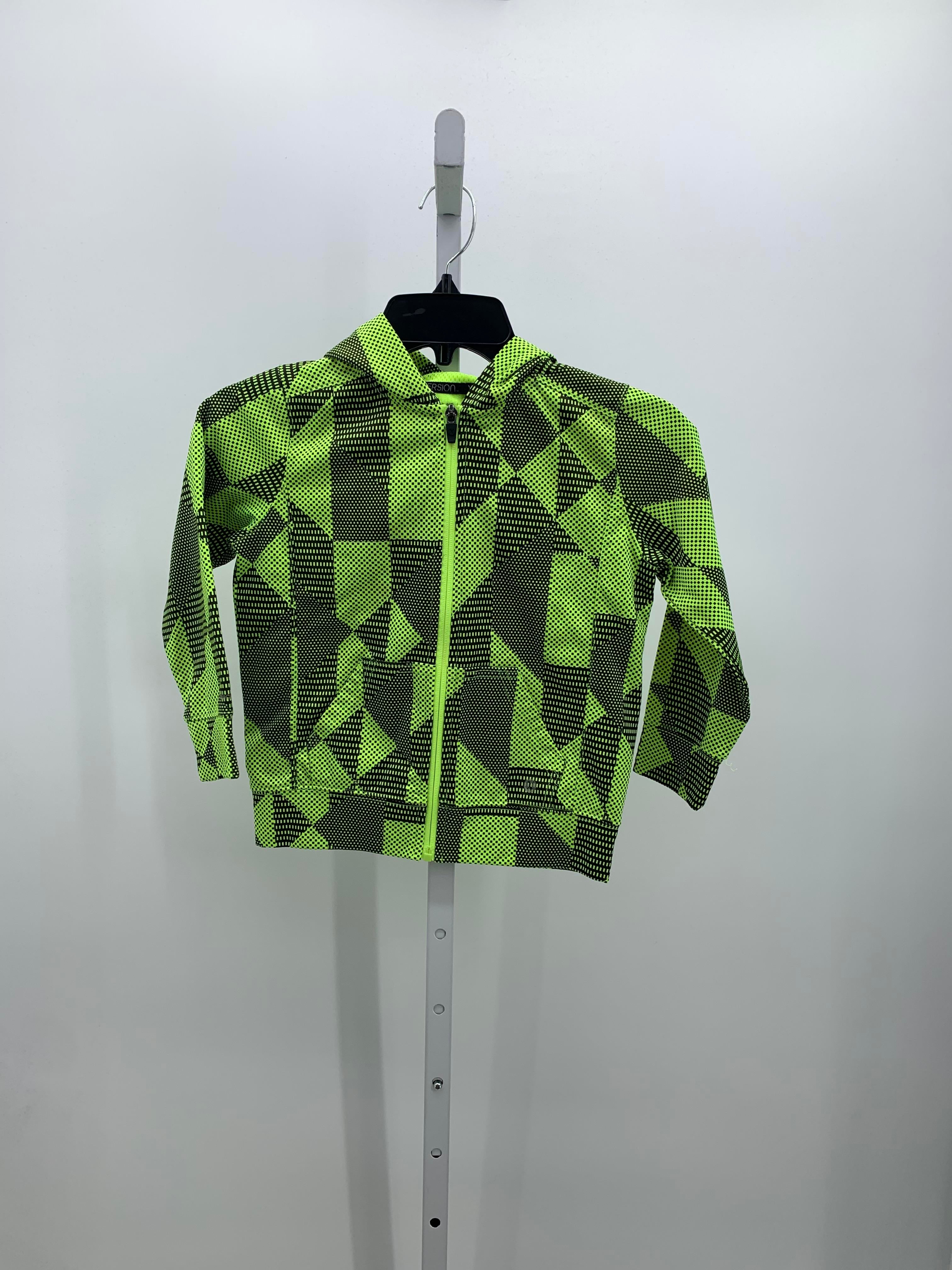 BLACK PATTERN HOODED ZIP