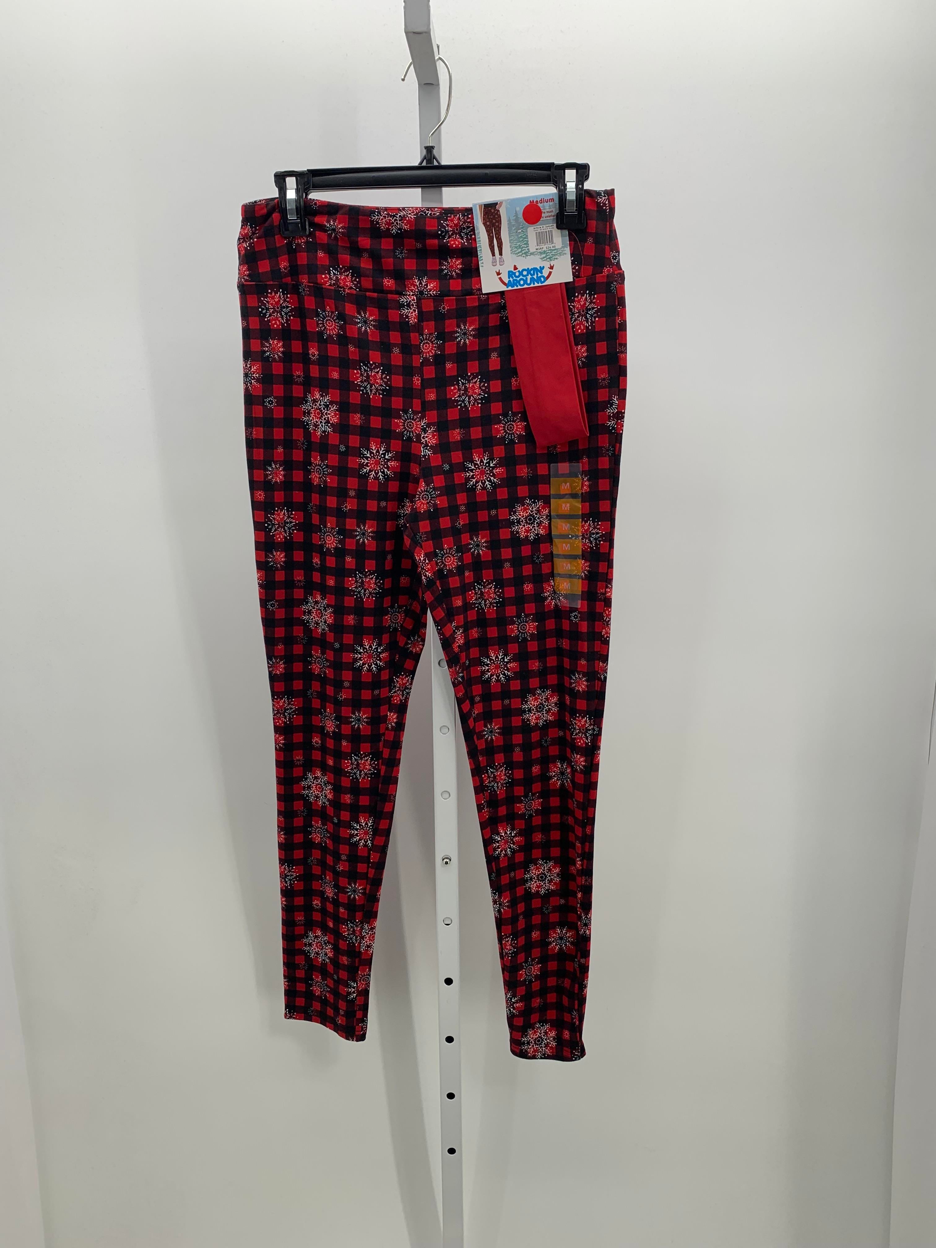 NEW PLAID SNOWFLAKES LEGGINGS.