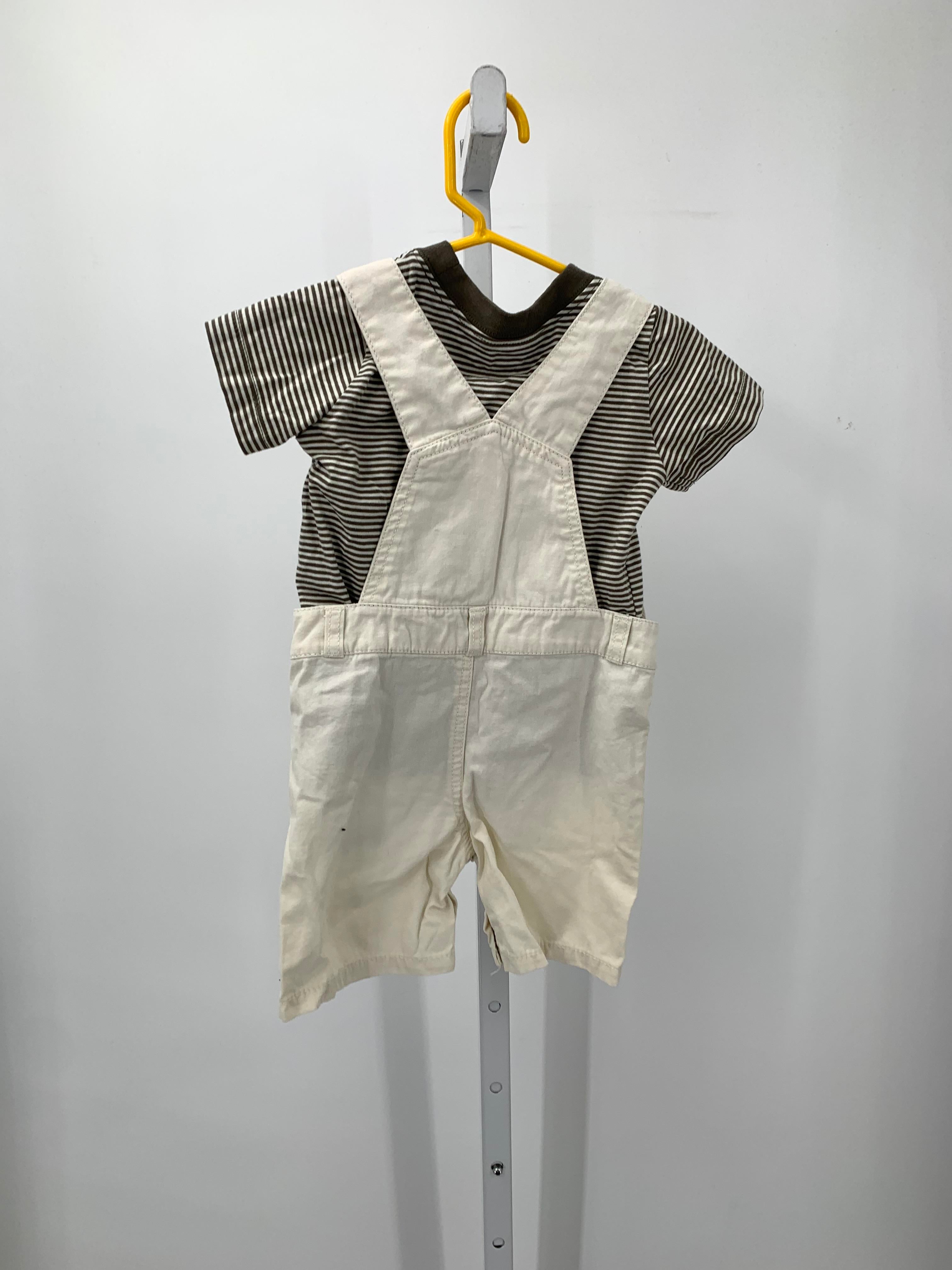 STRIPE SHIRT ISLANDS CUTIE SHORTALLS