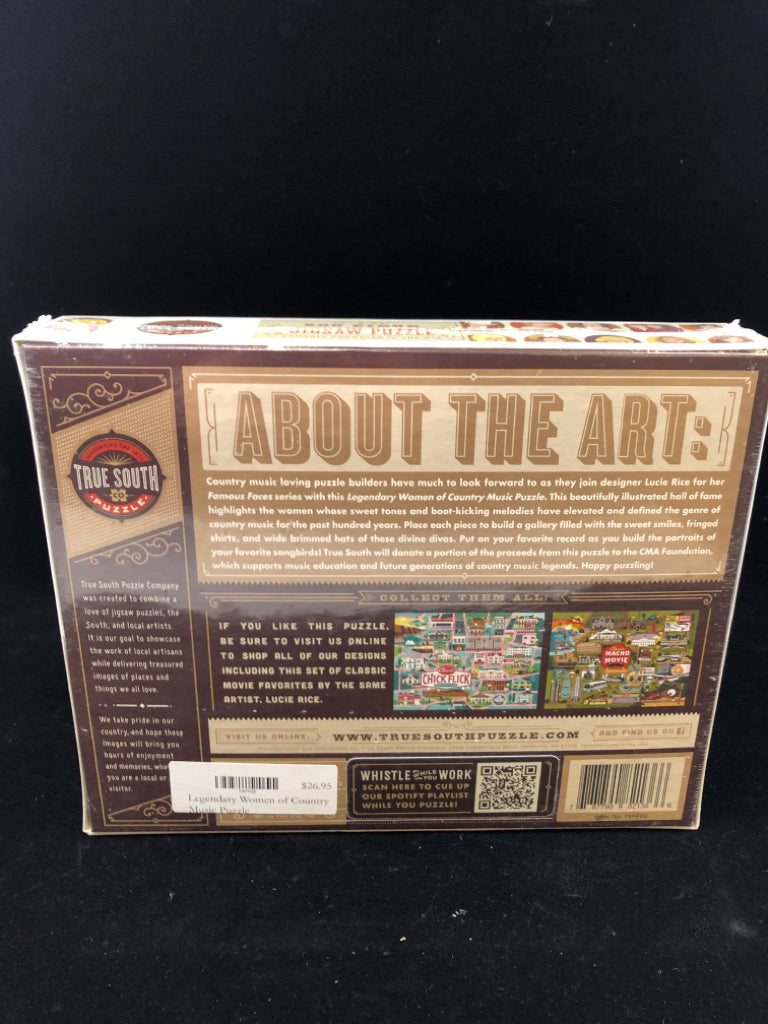 NIB FAMOUS FACES PUZZLE.