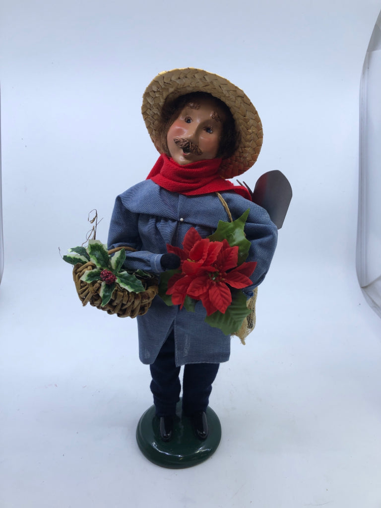 BYERS' CHOICE GARDENER CAROLER-1997.