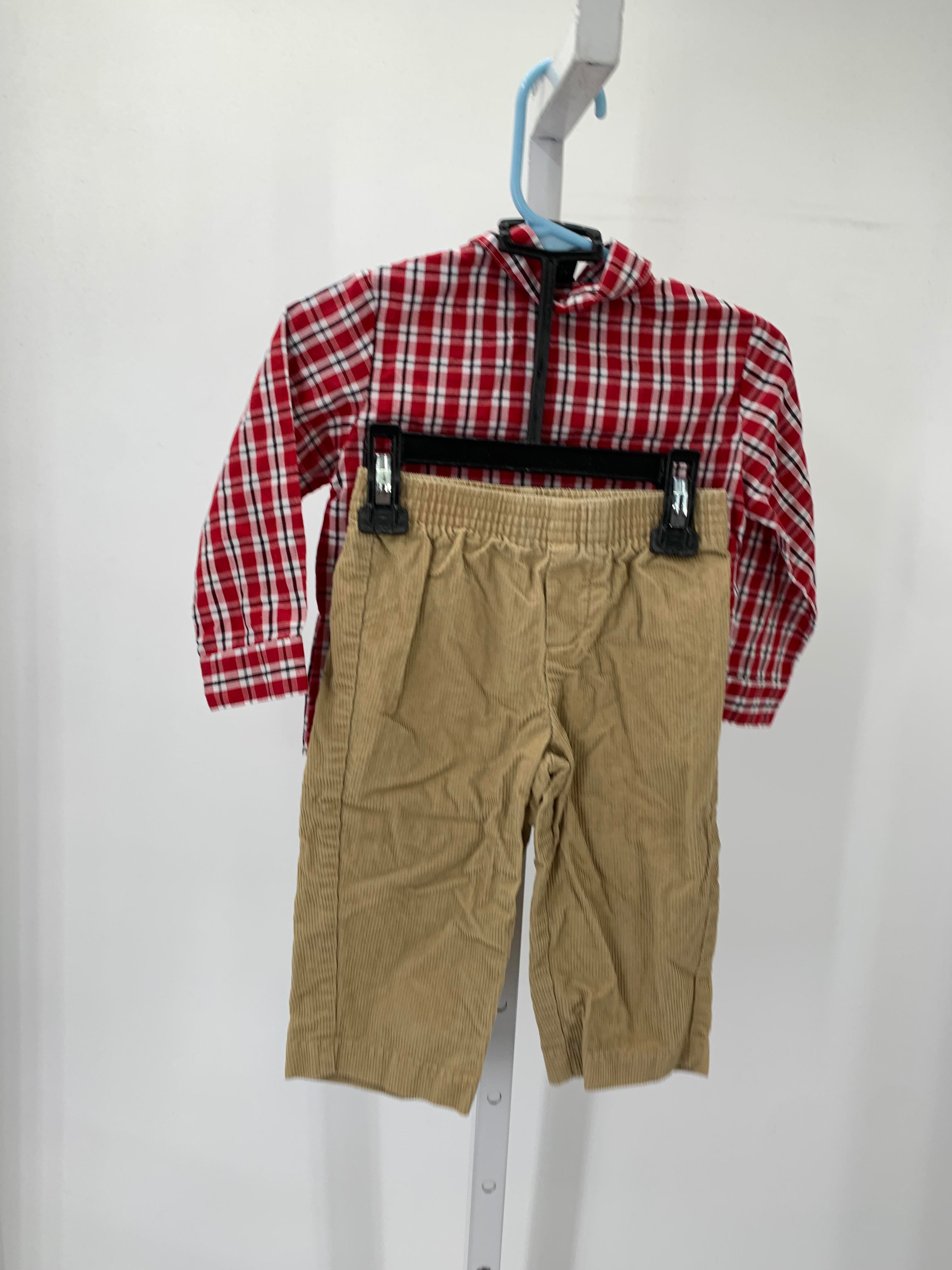 PLAID BTN DOWN CORDUROY PANTS