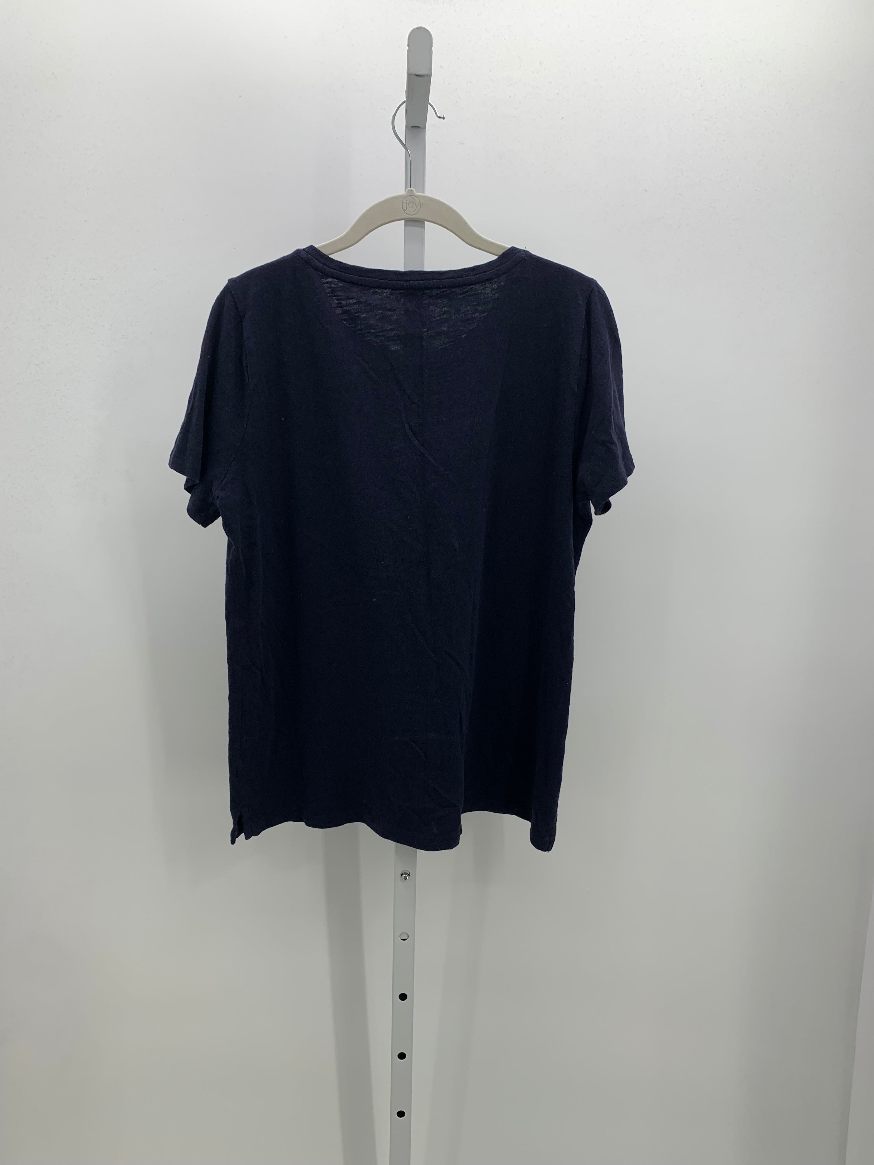 Talbots Size Large Petite Petite Short Sleeve Shirt