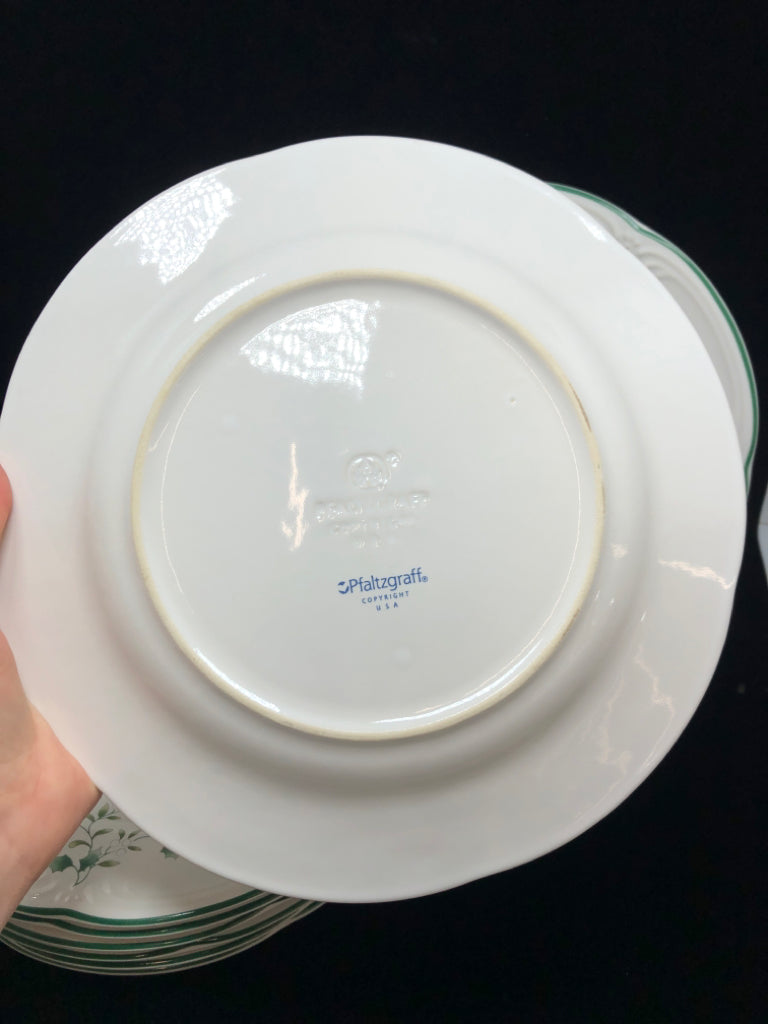 34PC HOLLY PATTERN DISH SET - PFALTZGRAFF SERV FOR 8.