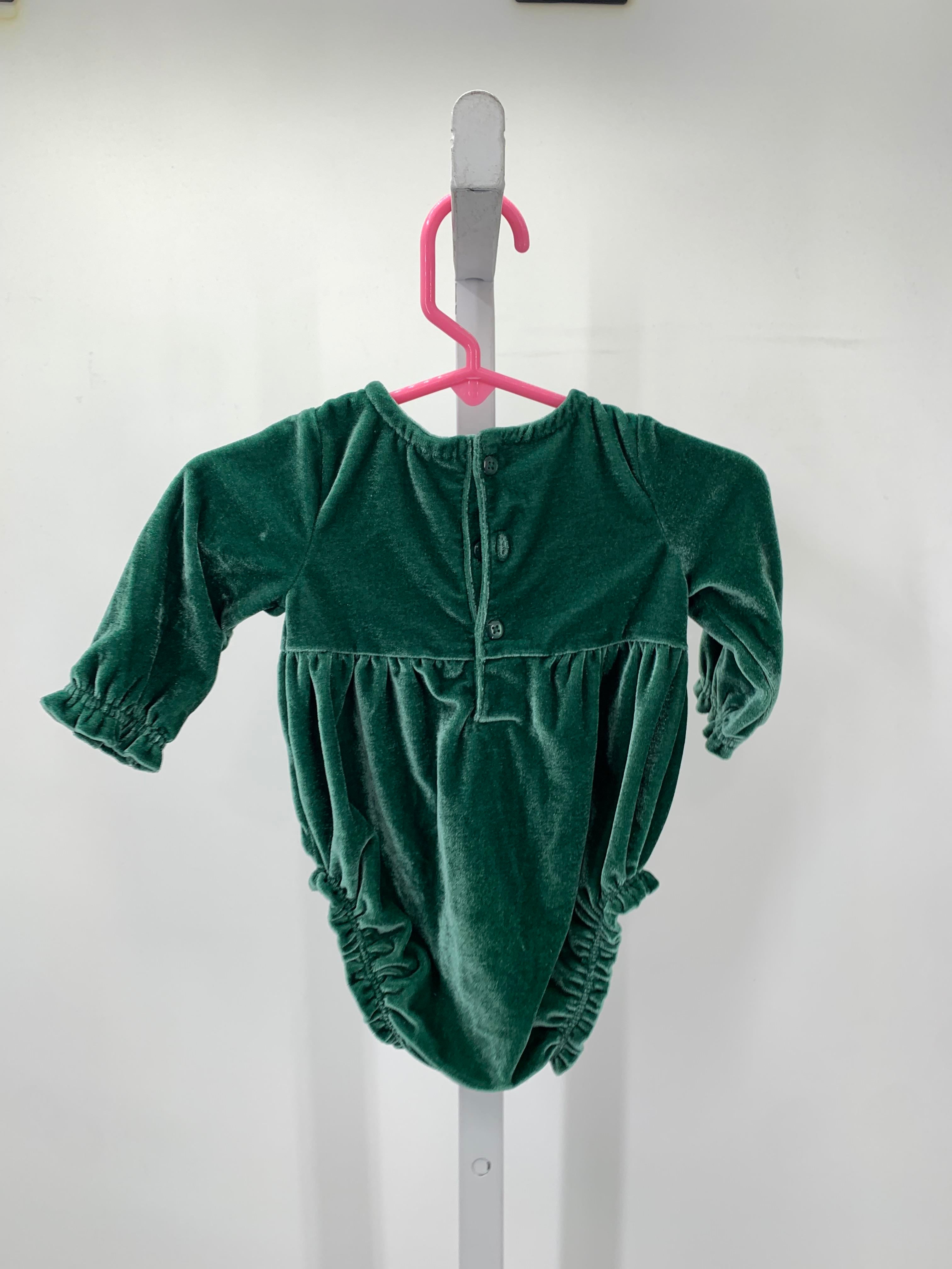 Carters Size 3 Months Girls Long Slv. Romper