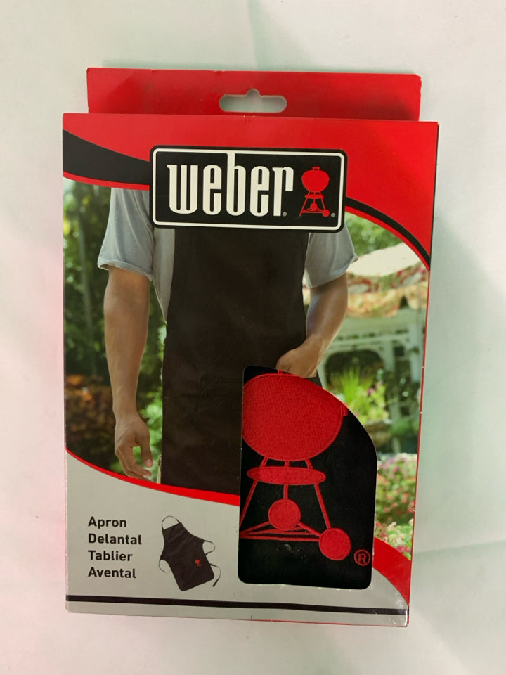 NIB WEBER APRON.