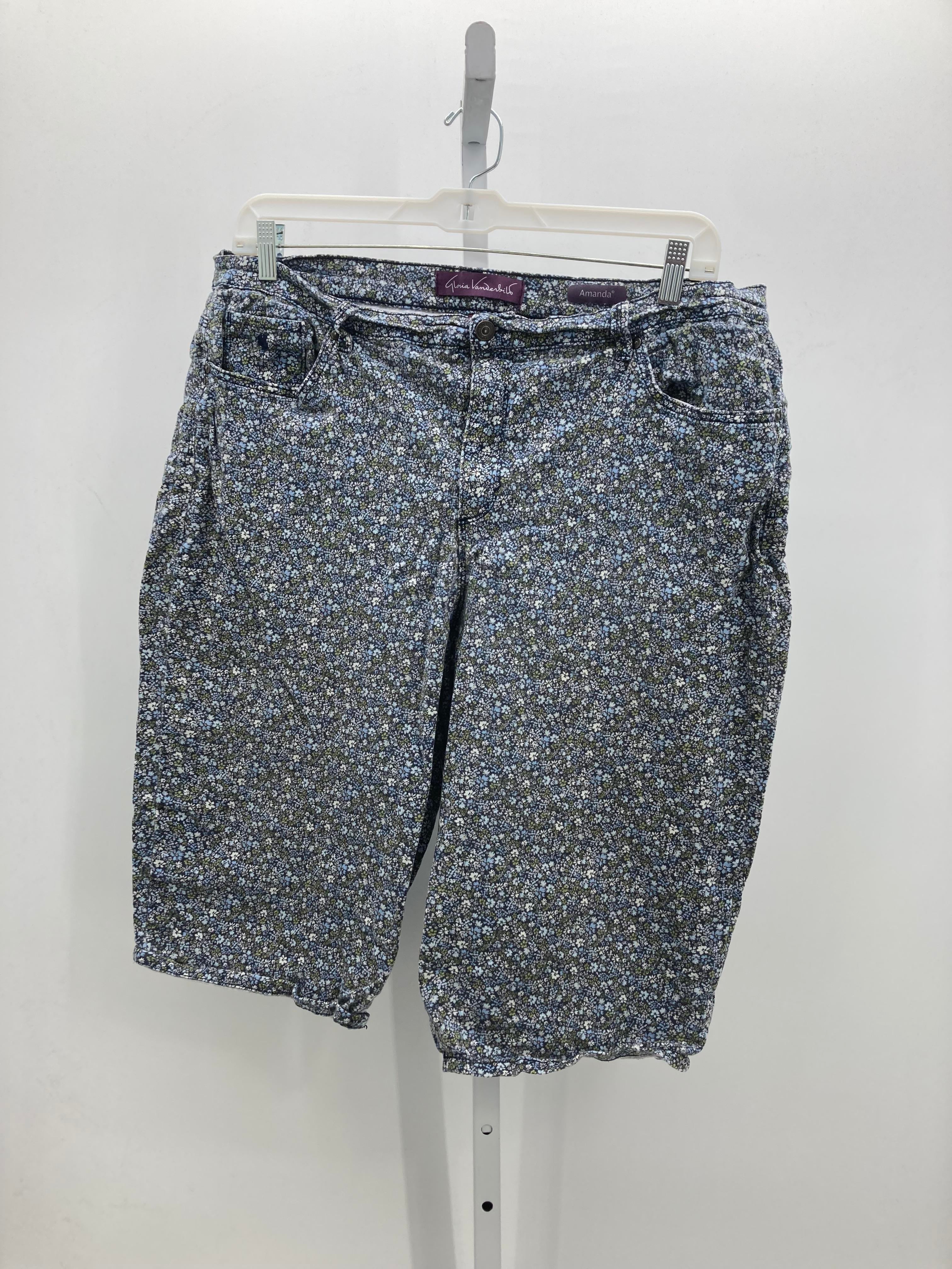 Gloria Vanderbilt Size 20 W Womens Capri Pants