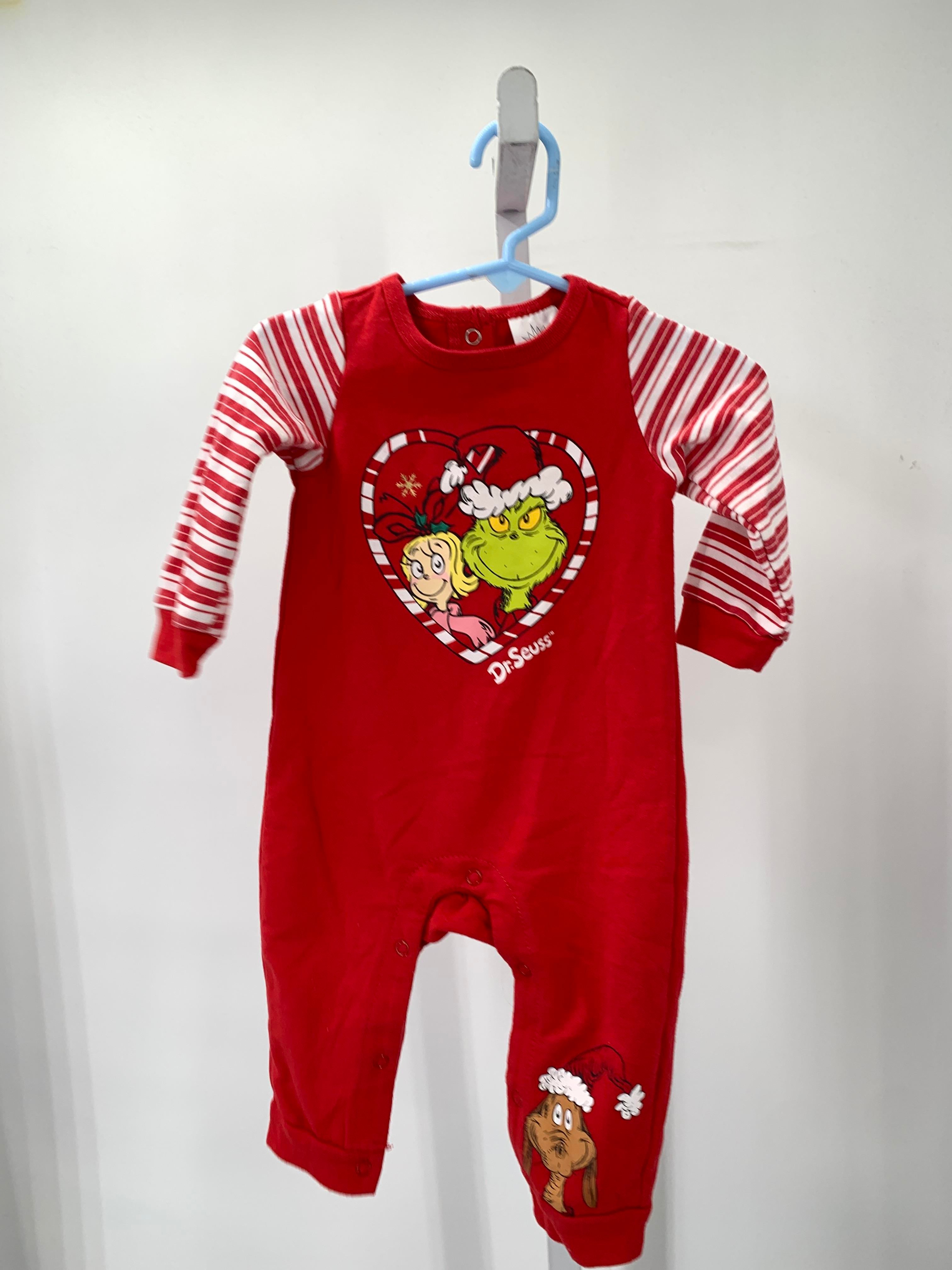 LONG SLV ROMPER THE GRINCH