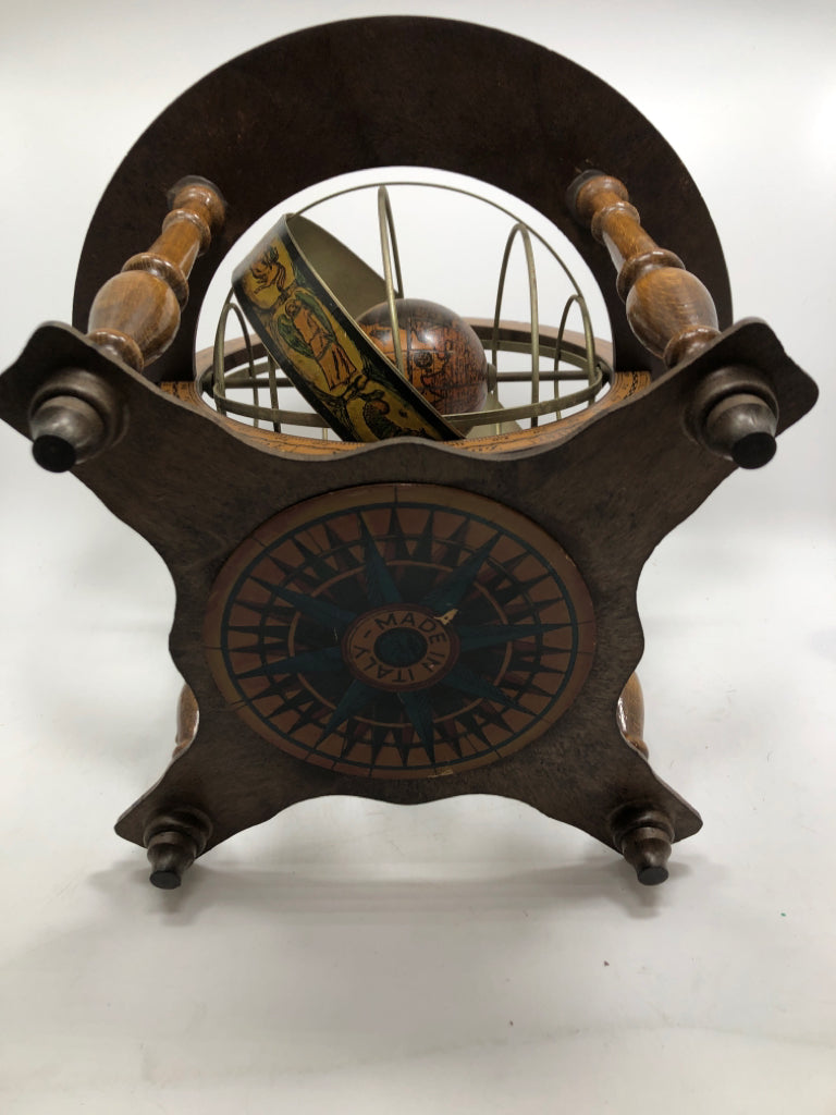 VTG ZODIAC DESK GLOBE.