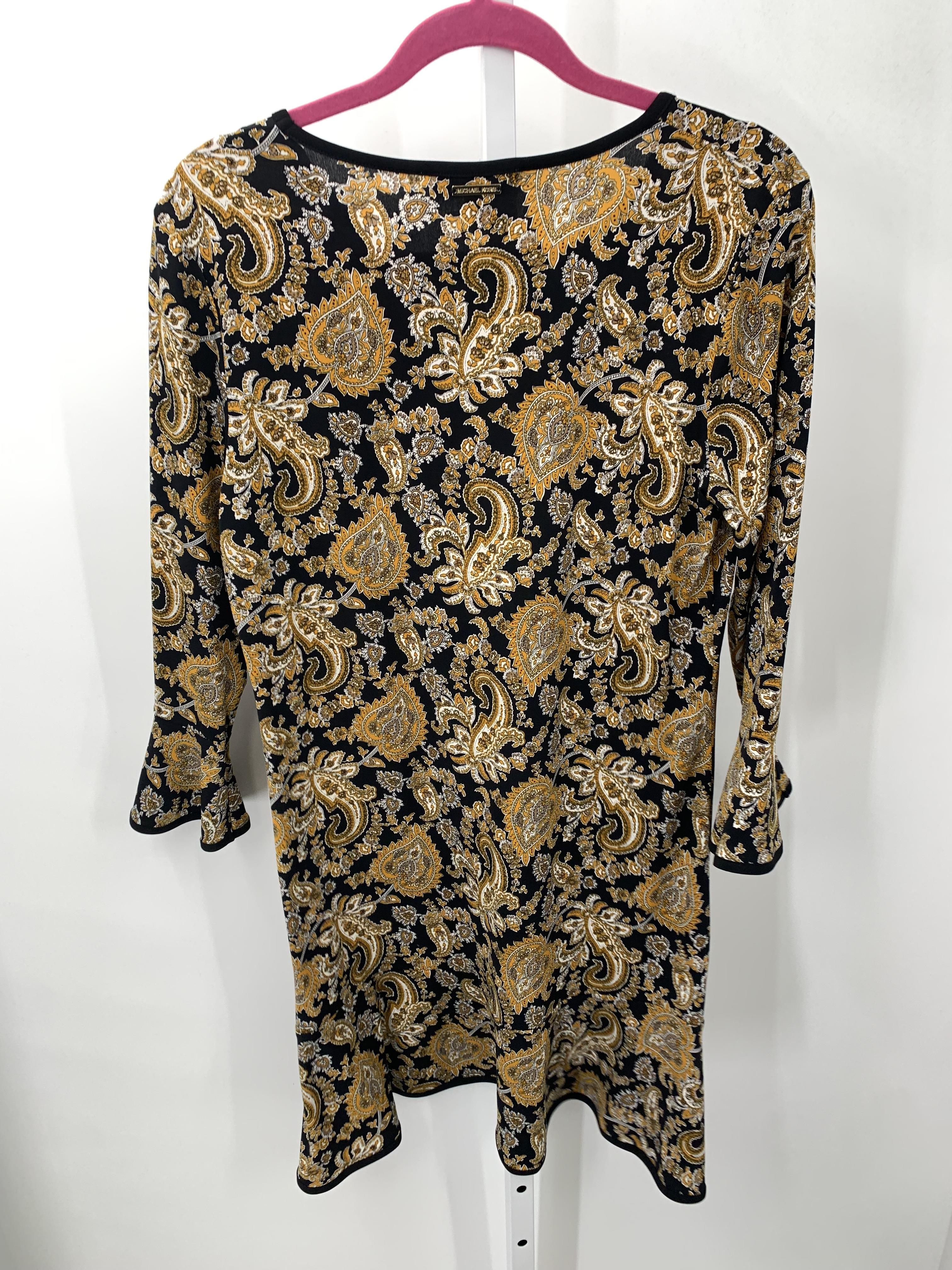 Michael Kors Size Large Misses 3/4 Sleeve Dress