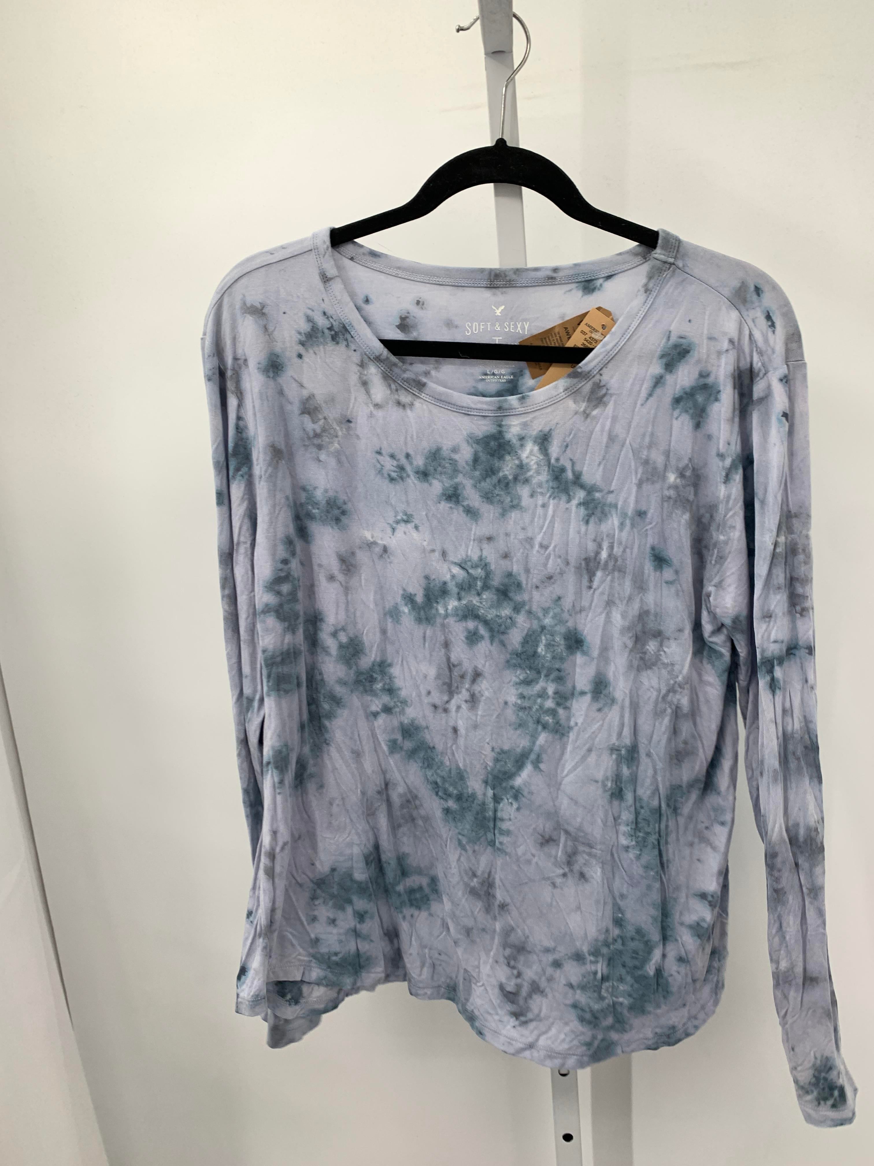 American Eagle Size Large Juniors Long Sleeve Shirt