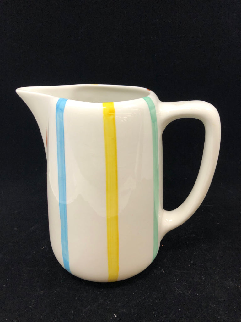 VTG STRIPED PITCHER-SPHINX HOLLAND.