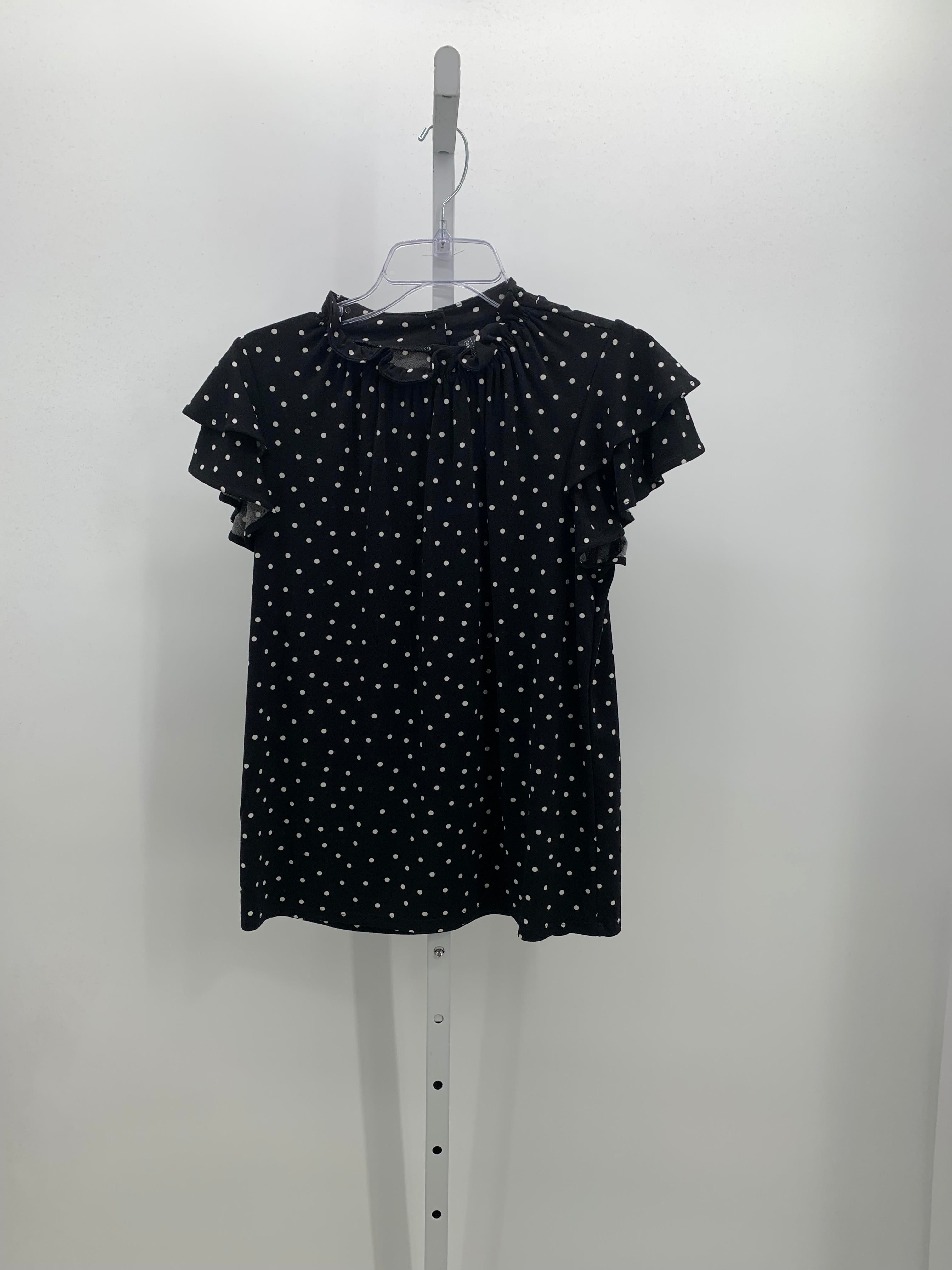Adrianna Papell Size Medium Misses Short Sleeve Shirt