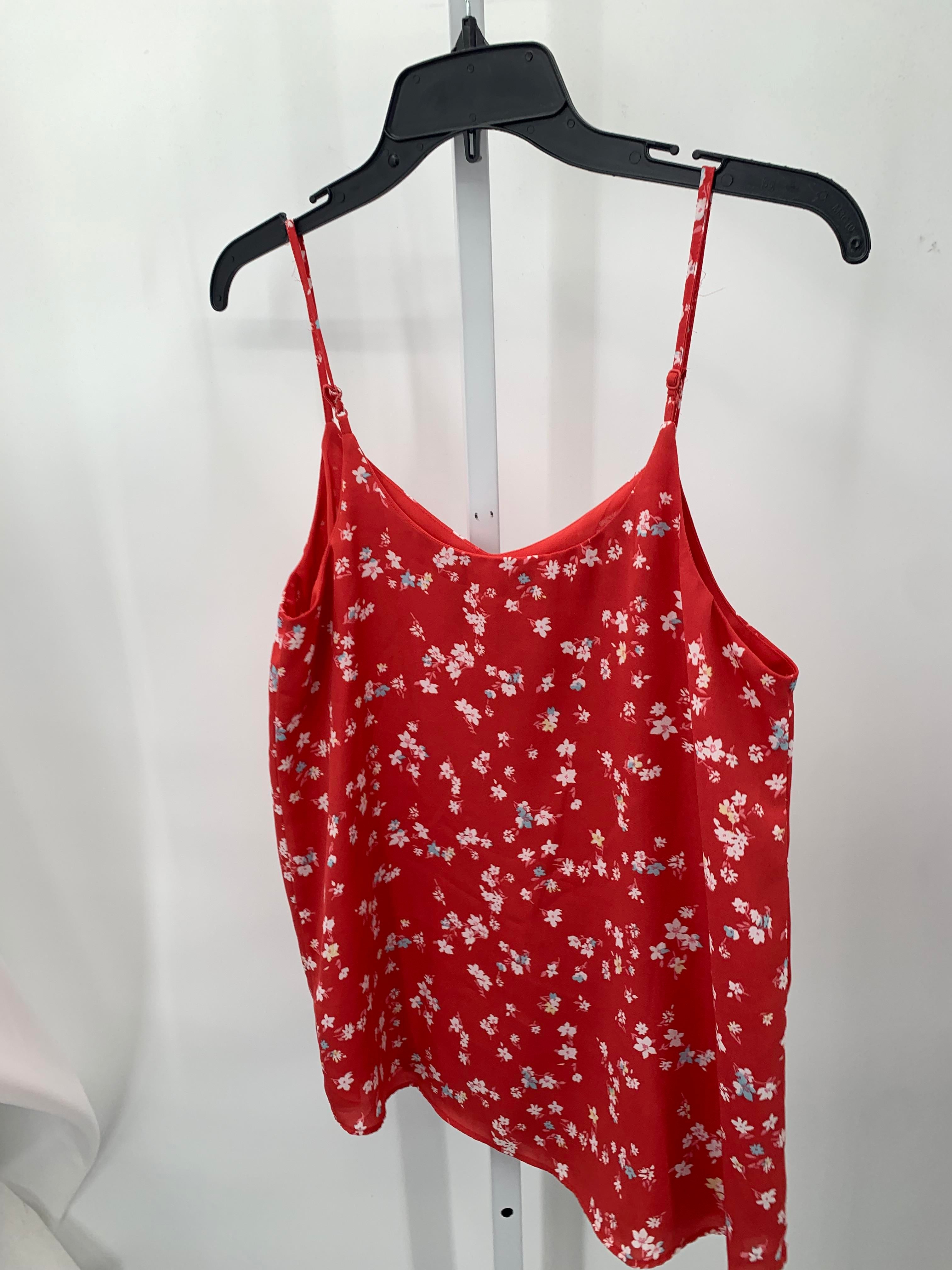 Pink Rose Size Medium Juniors Sleeveless Shirt