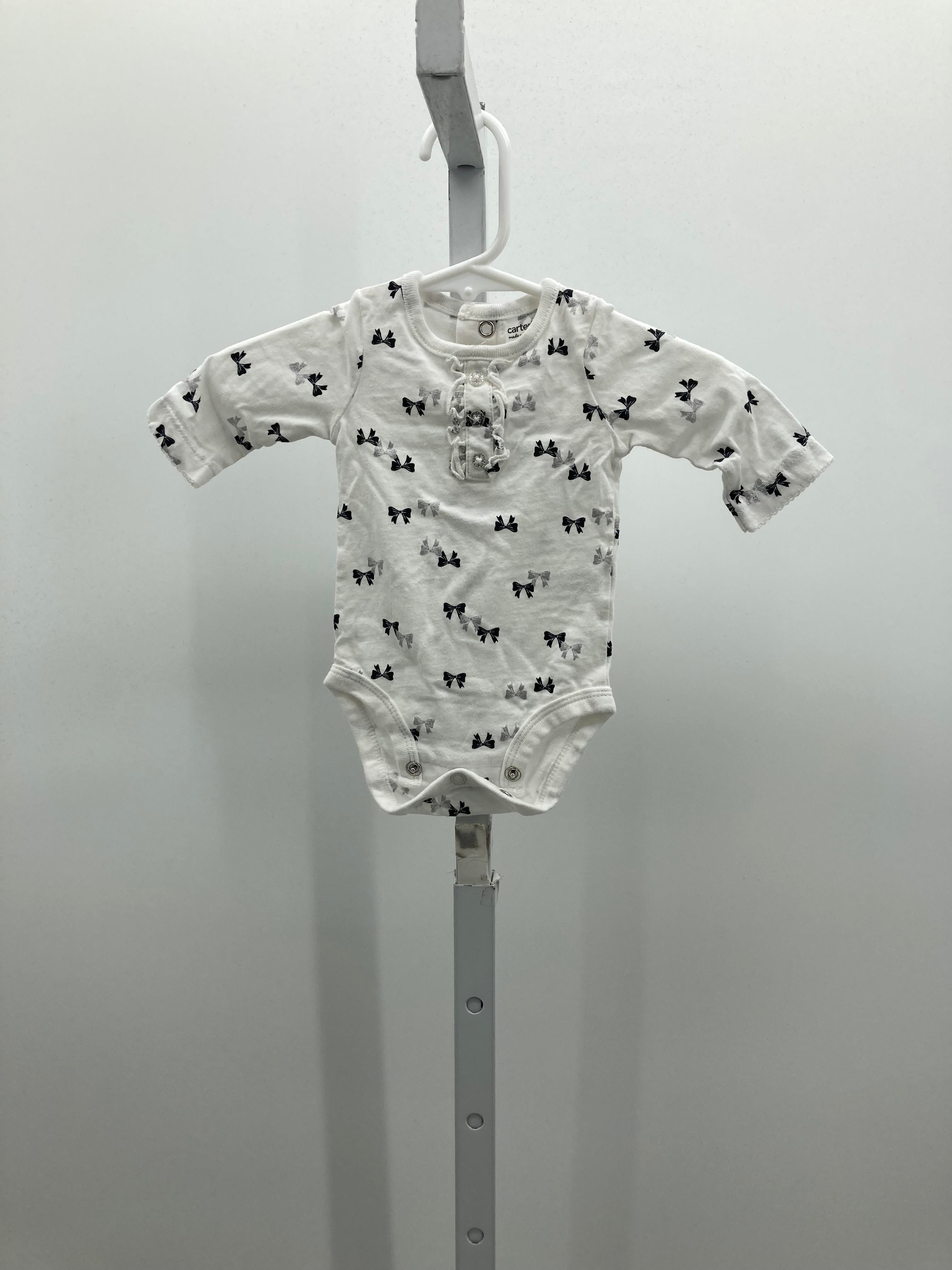 Carters Size Newborn Girls Long Sleeve Shirt