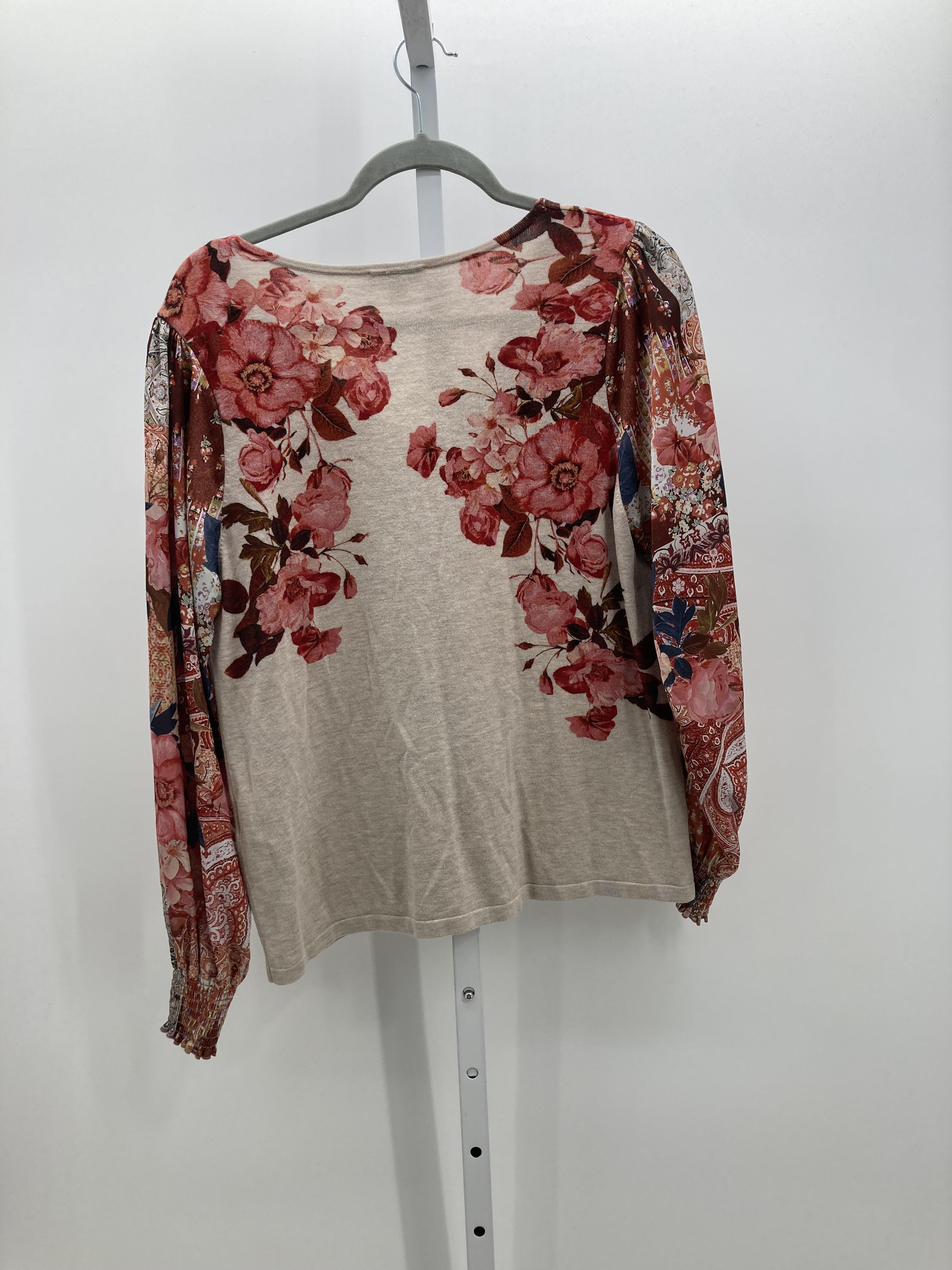 Chico's Size Medium Misses Long Slv Sweater