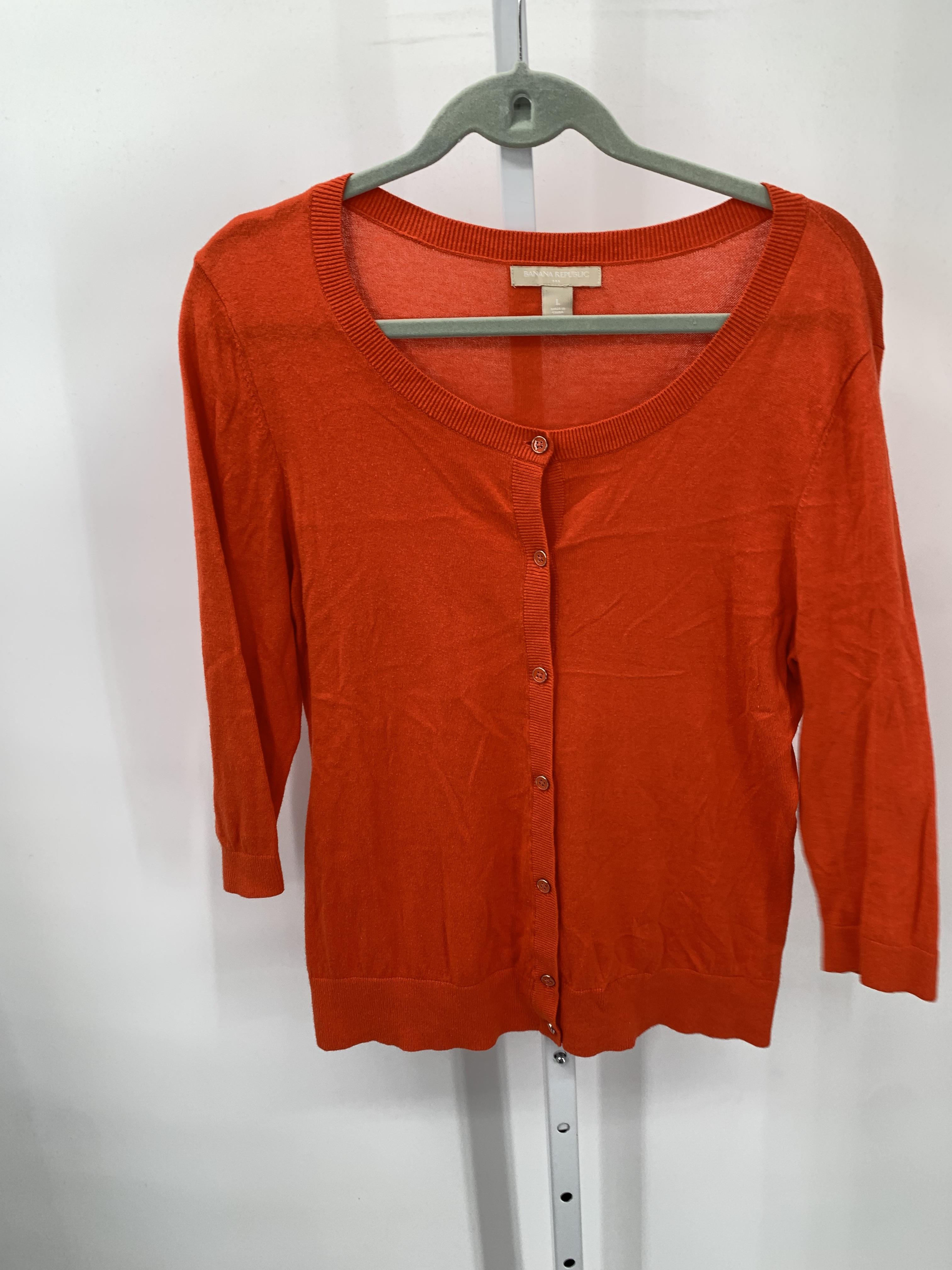 Banana Republic Size Large Misses 3/4 Sleeve Sweater
