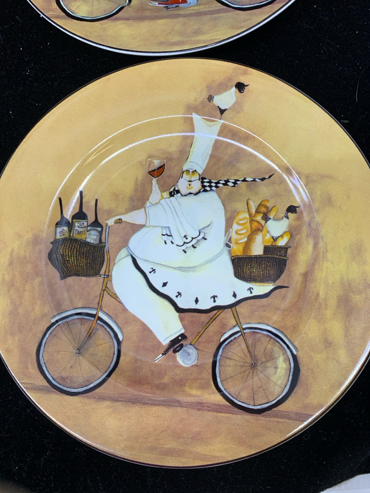 4 CHEFS TOGO SALAD/DESSERT PLATES.