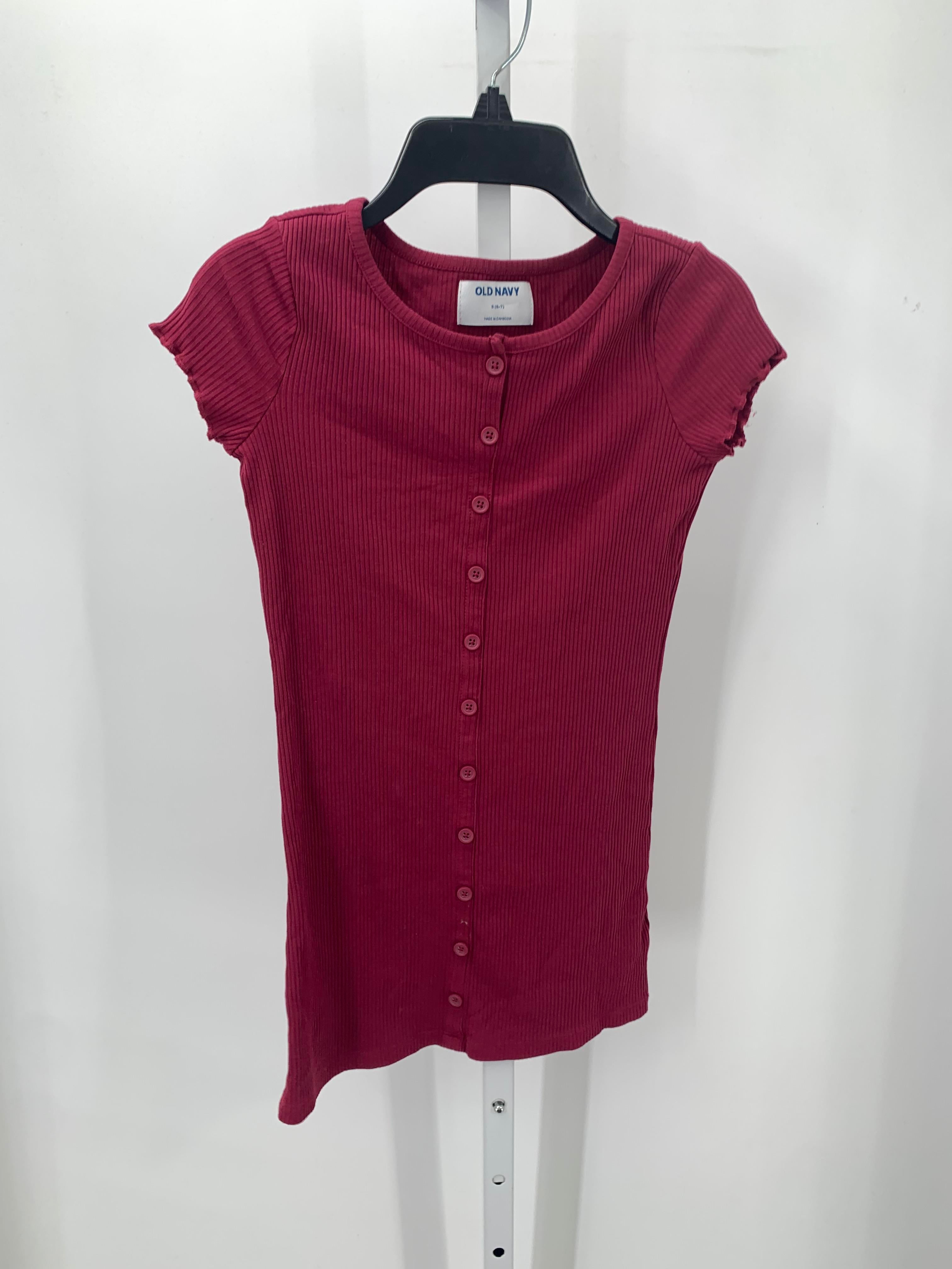 Old Navy Size 6-7 Girls Short Sleeve Dress