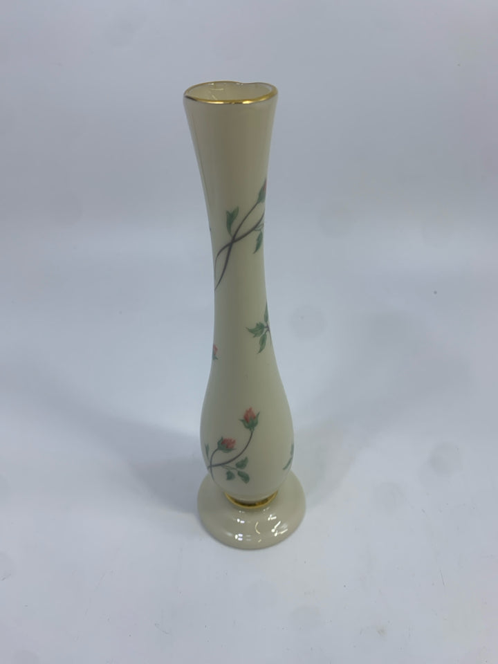 LENOX ROSE MANOR BUD VASE.
