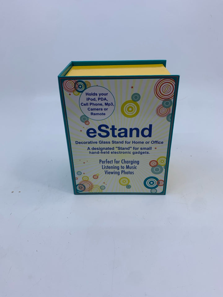 NIB E-STAND DECORATIVE GLASS