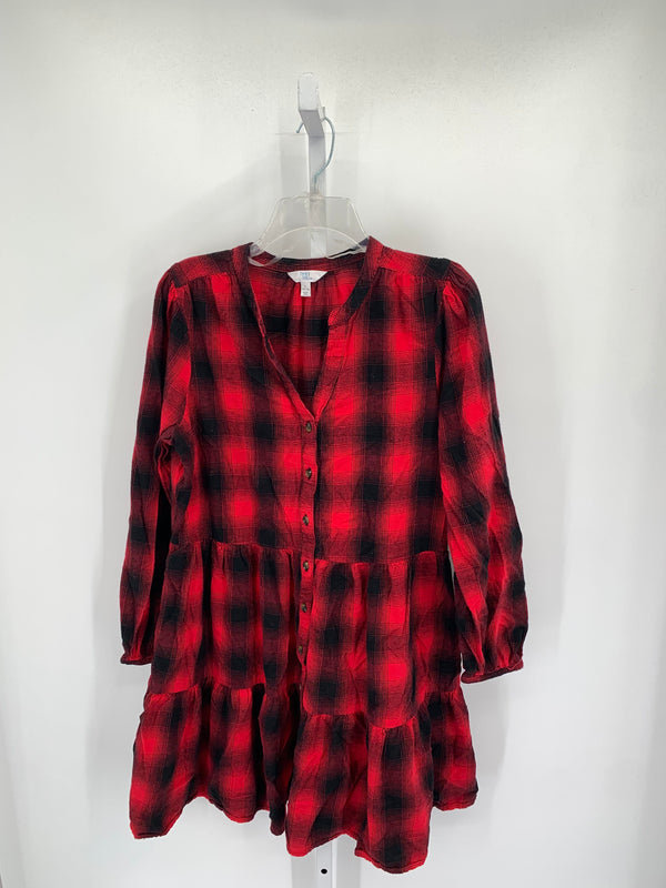 Time and Tru Size Large Misses Long Sleeve Dress