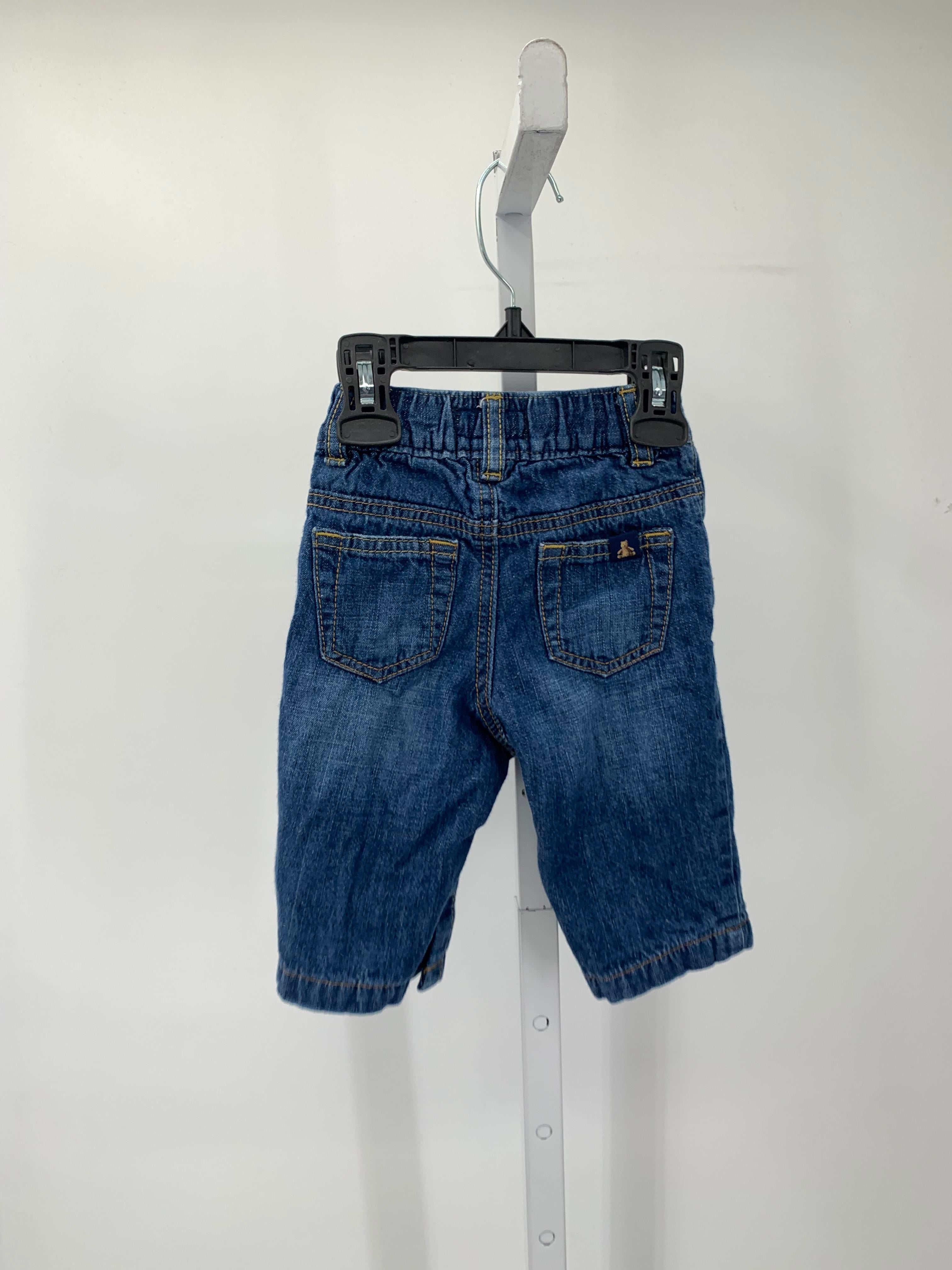 CINCHED WAIST LINED JEANS