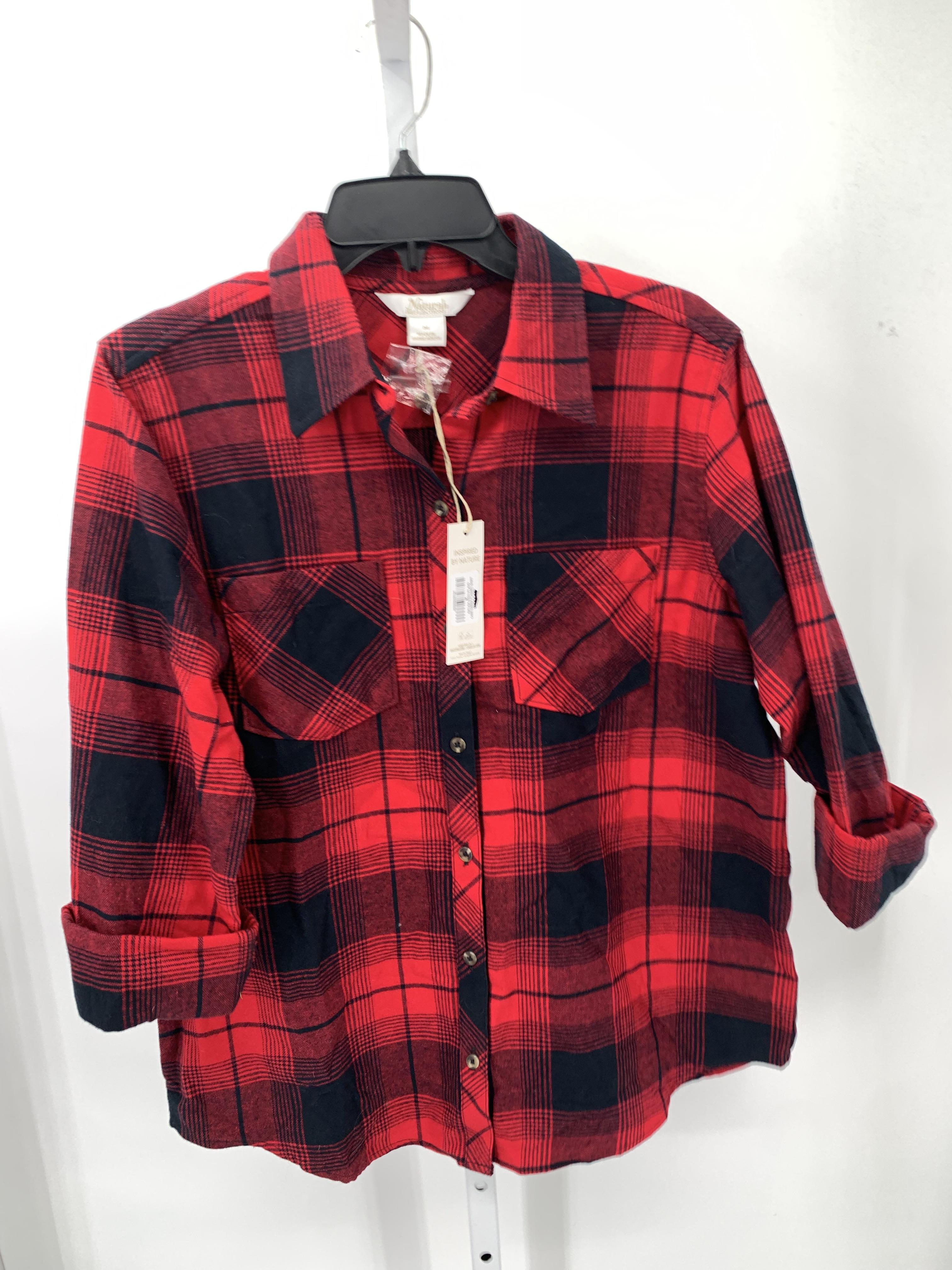 Natural Reflections Size Medium Misses 3/4 Sleeve Shirt