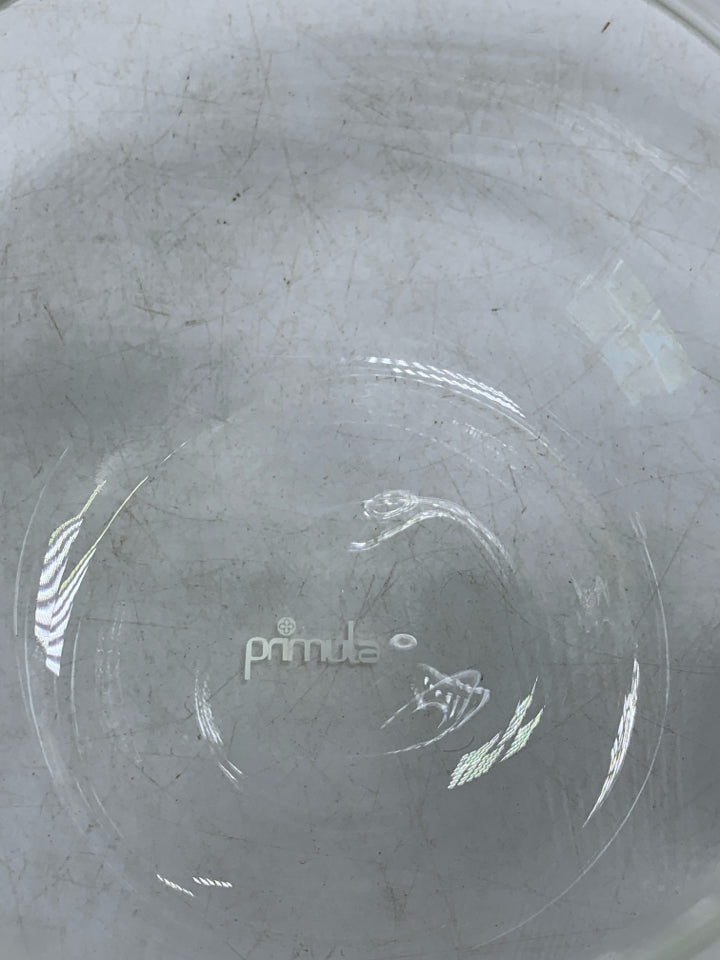 CLEAR GLASS INFUSER TEAPOT.