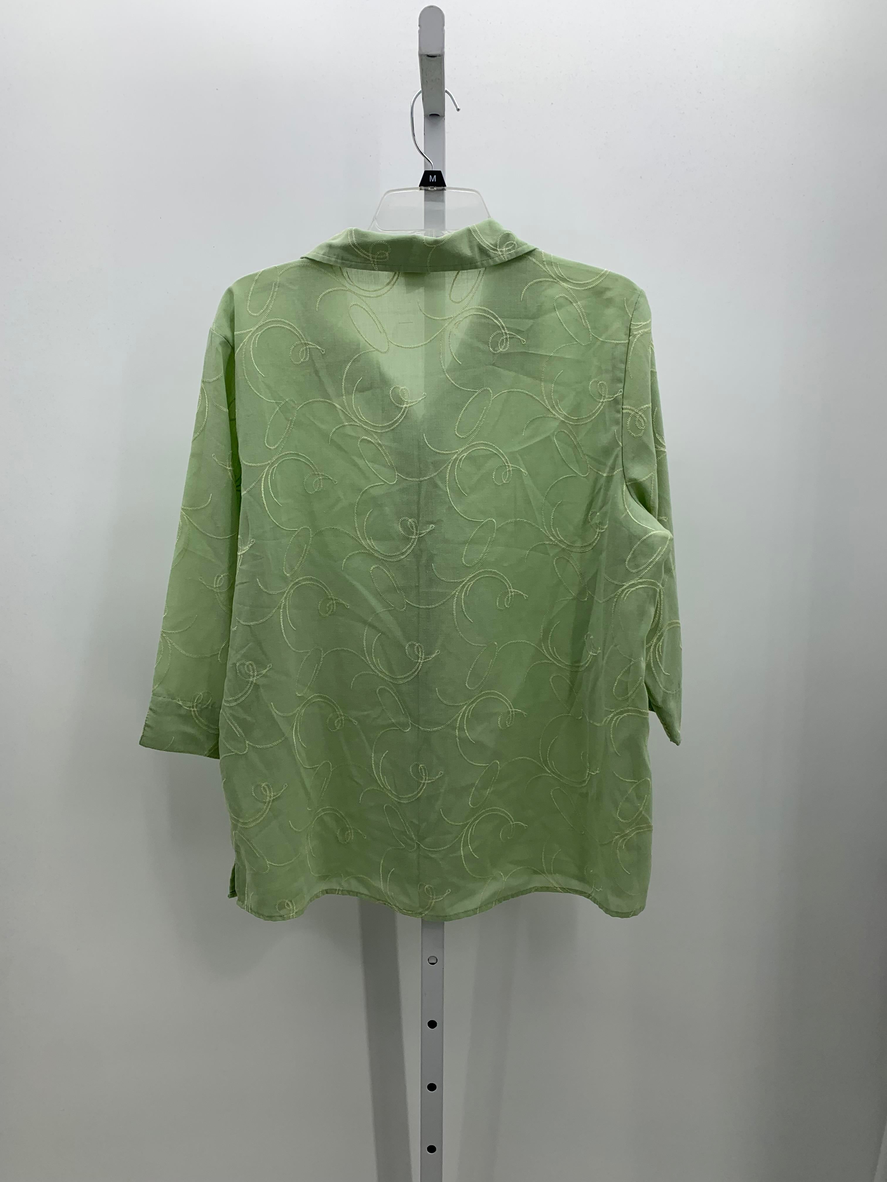 Christopher & Banks Size Extra Large Misses 3/4 Sleeve Shirt