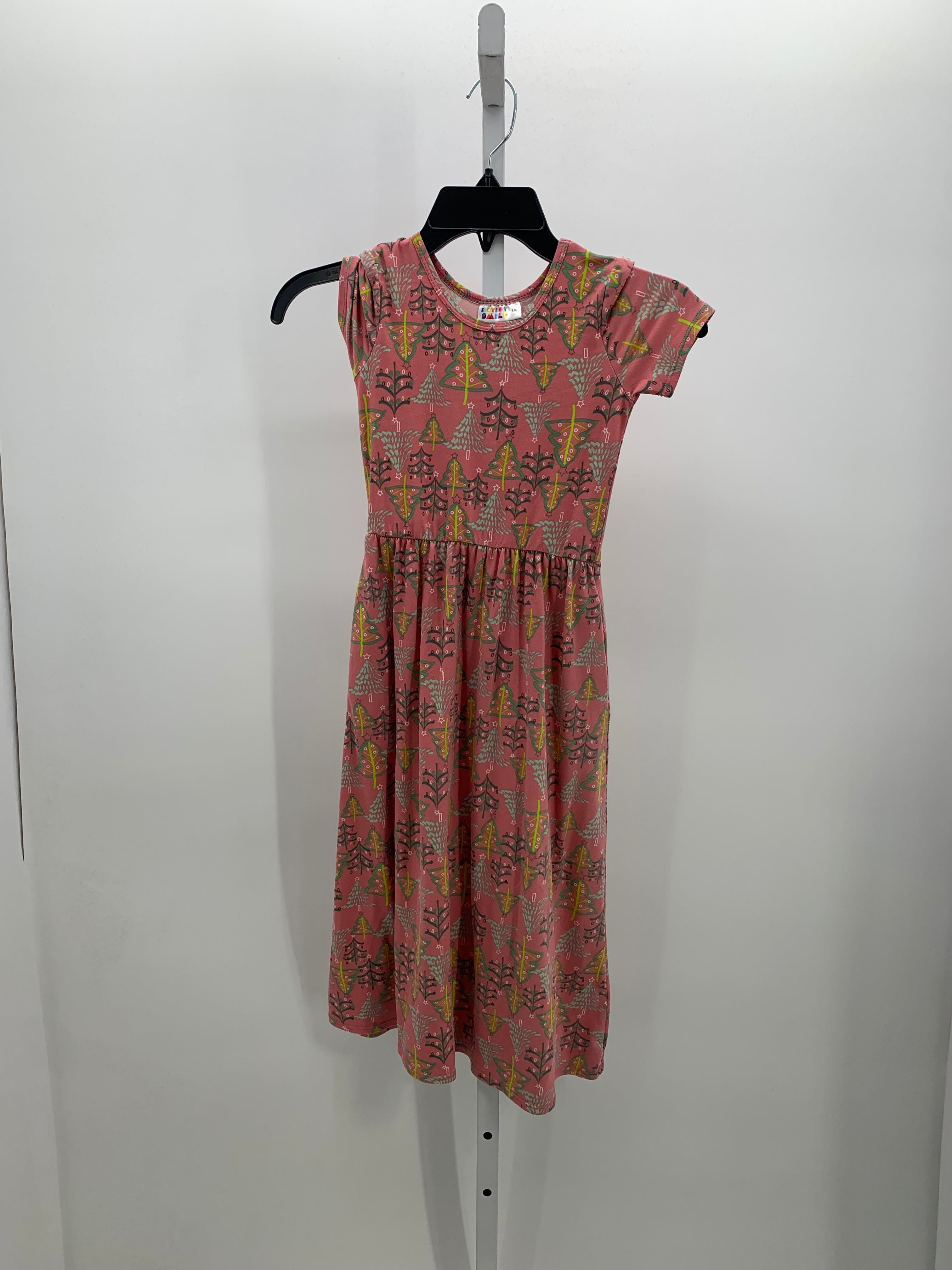 SHORT SLV DRESS DOTDOT SMILE