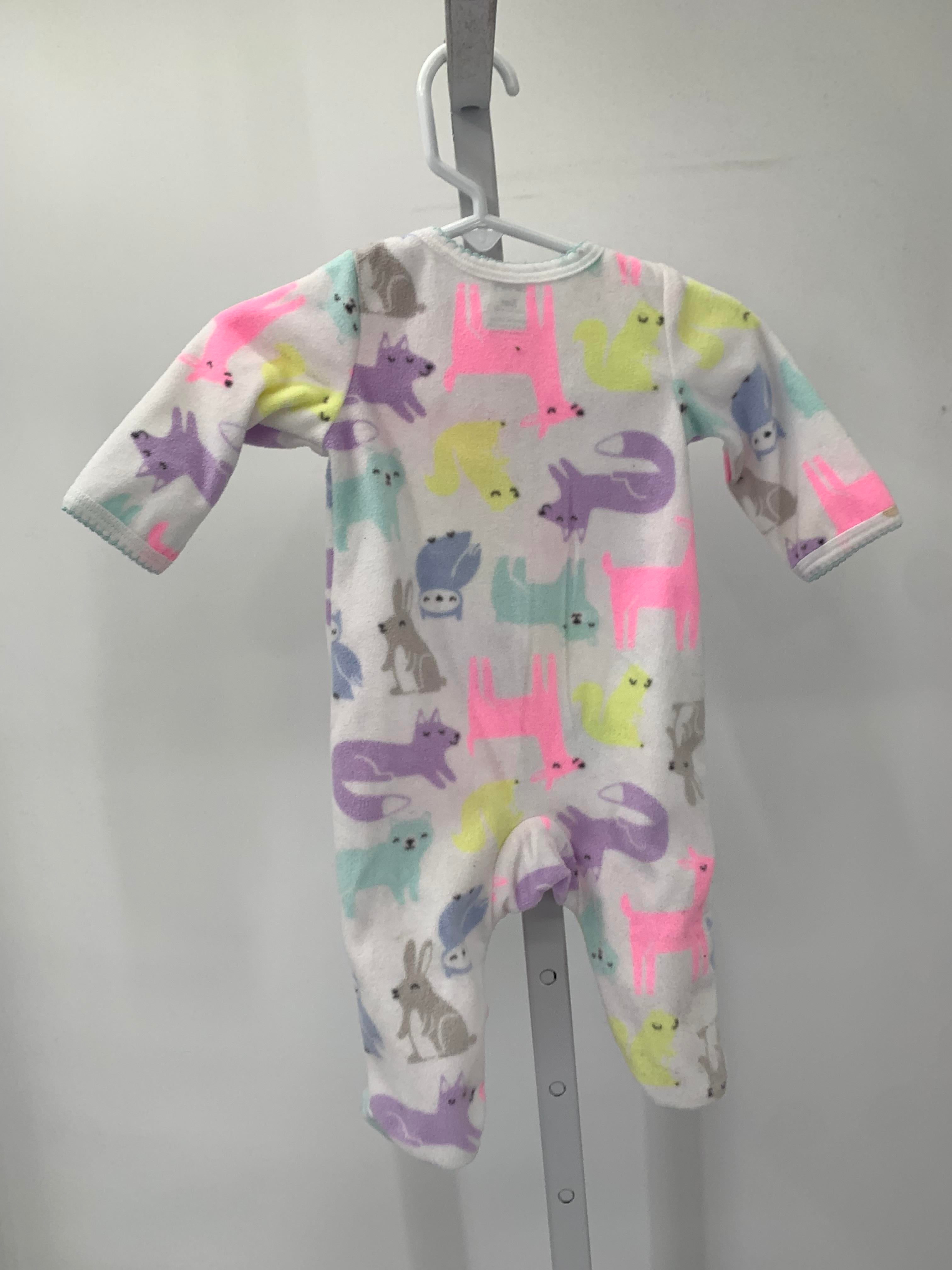 Carters Size 3 Months Girls Long Slv. Romper