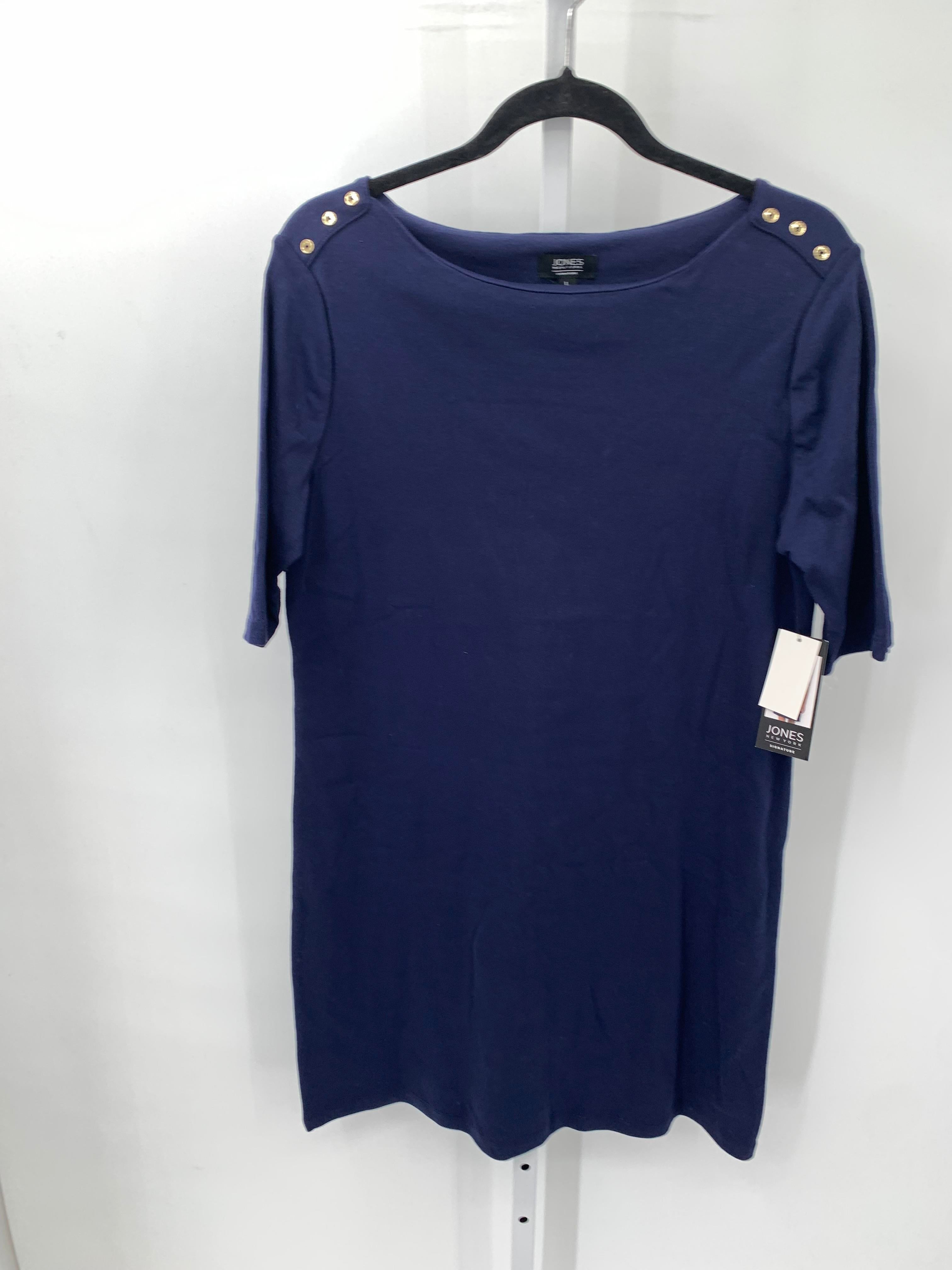 Jones New York Size Large Misses Short Sleeve Dress