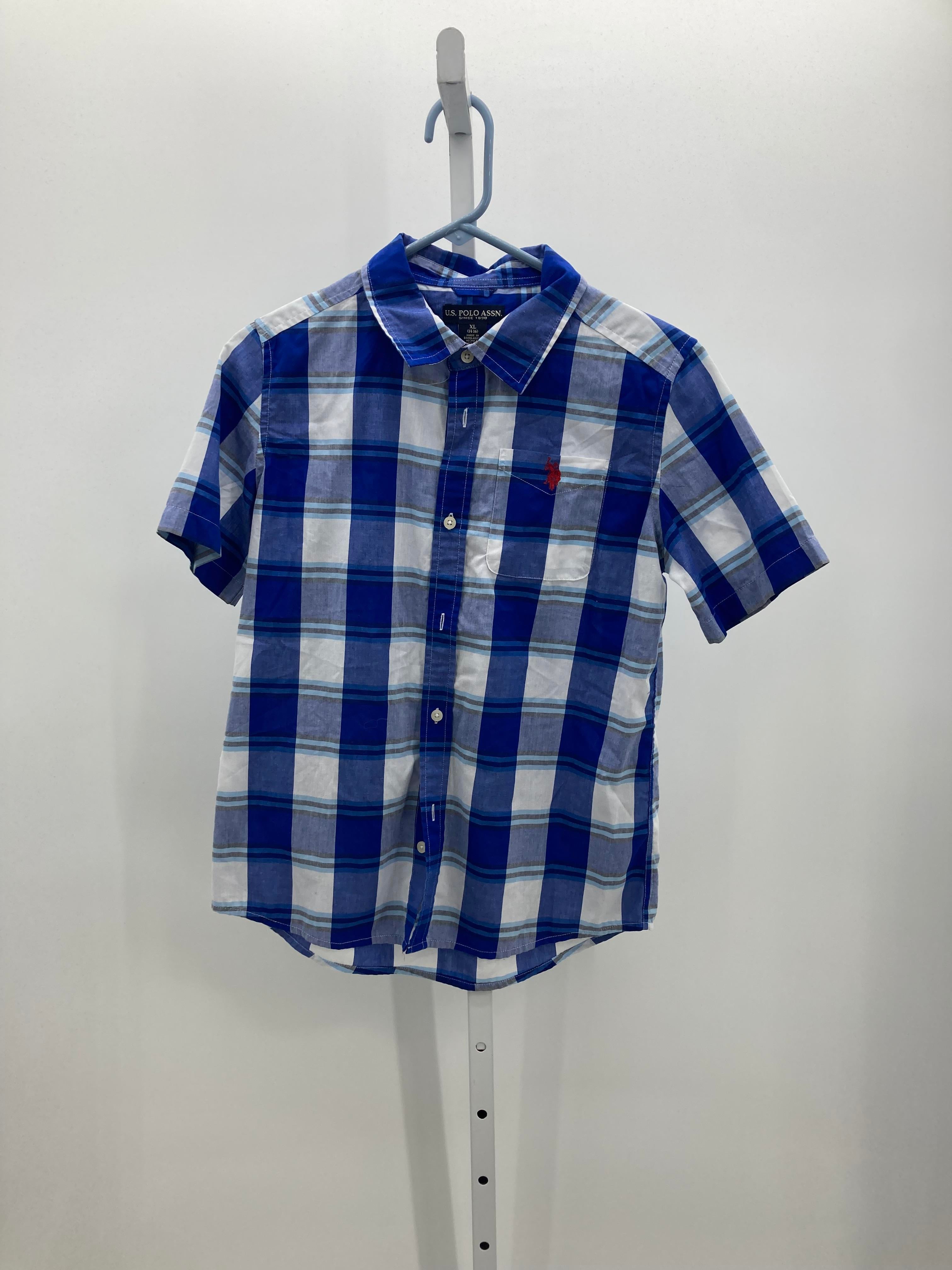 WHITE PLAID BTN DOWN