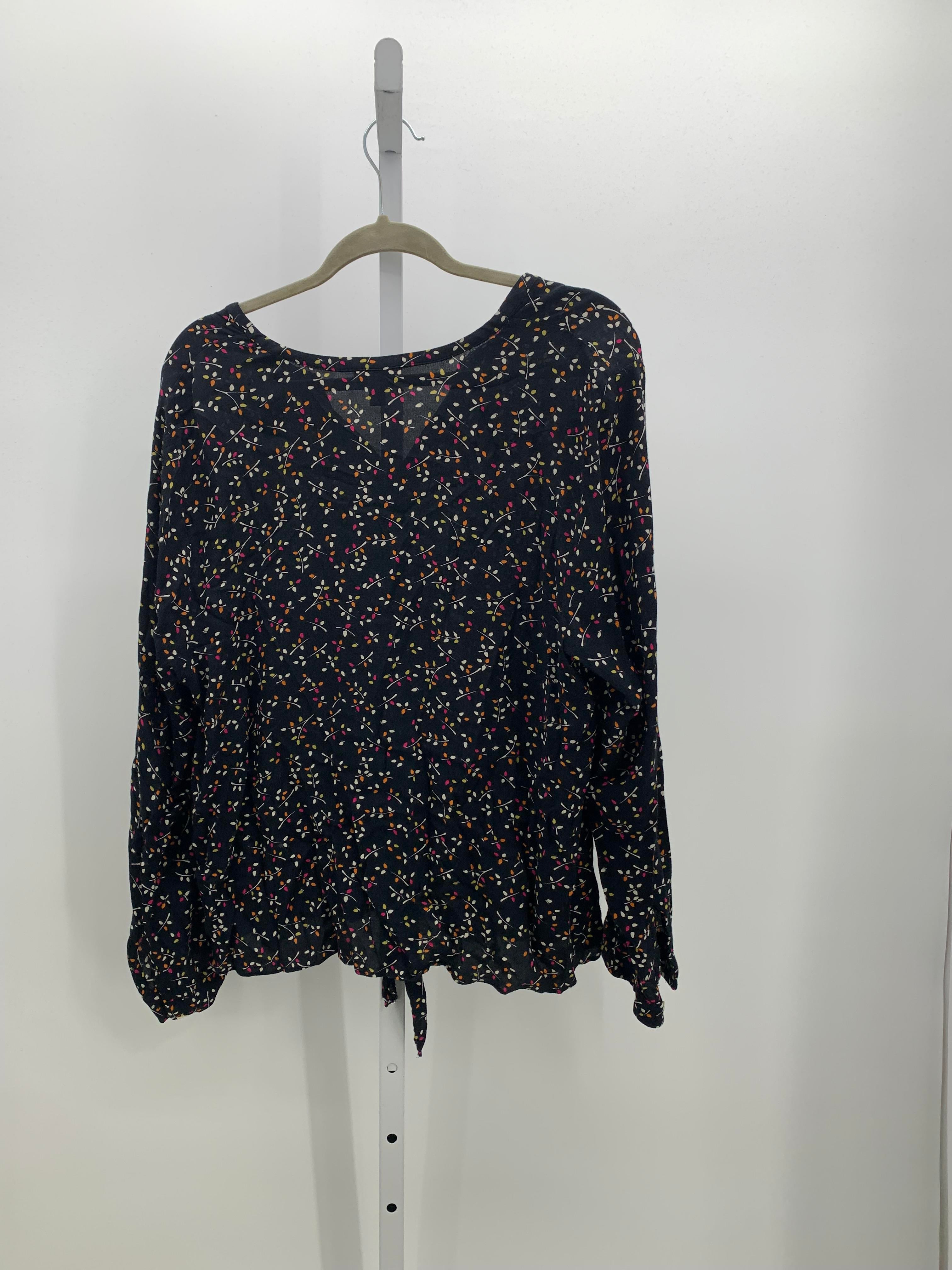 J-Jill Size Extra Large Misses Long Sleeve Shirt