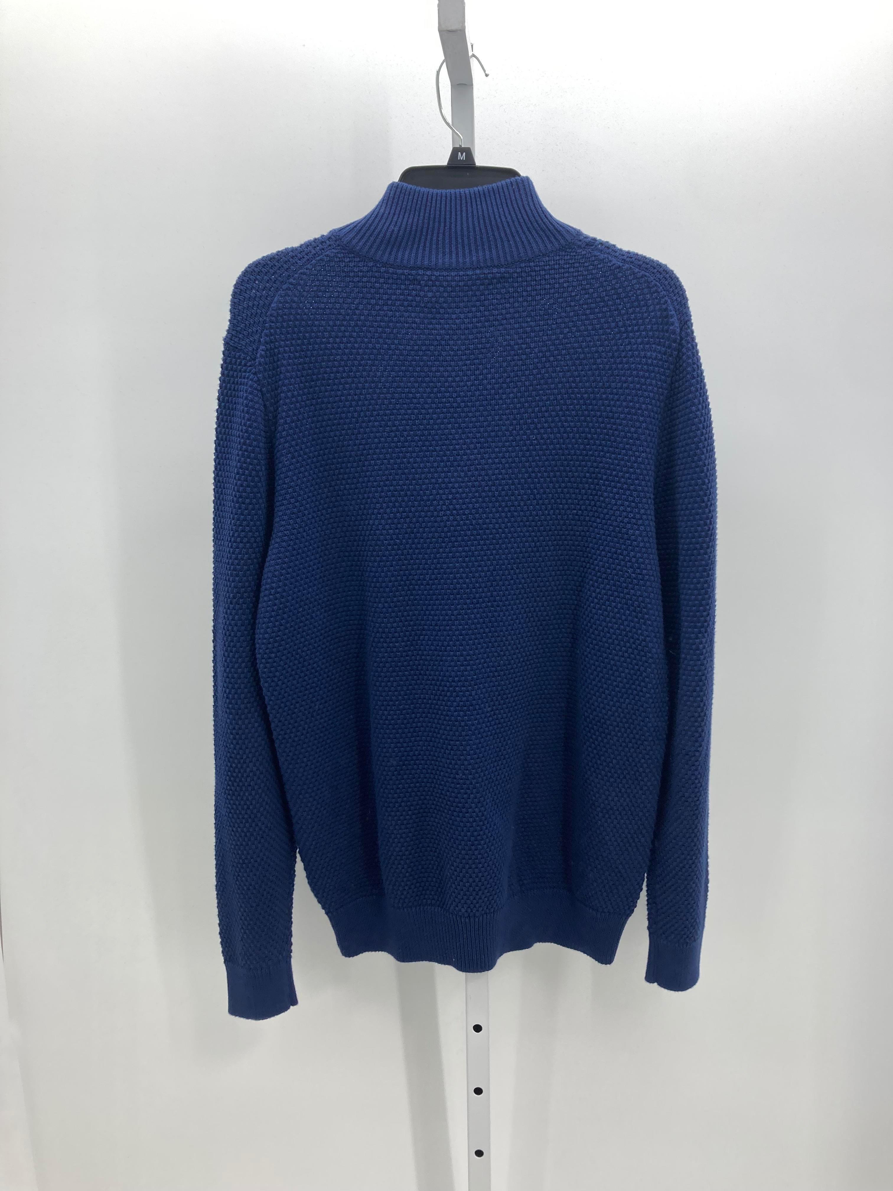 PARTIAL ZIP SWEATER