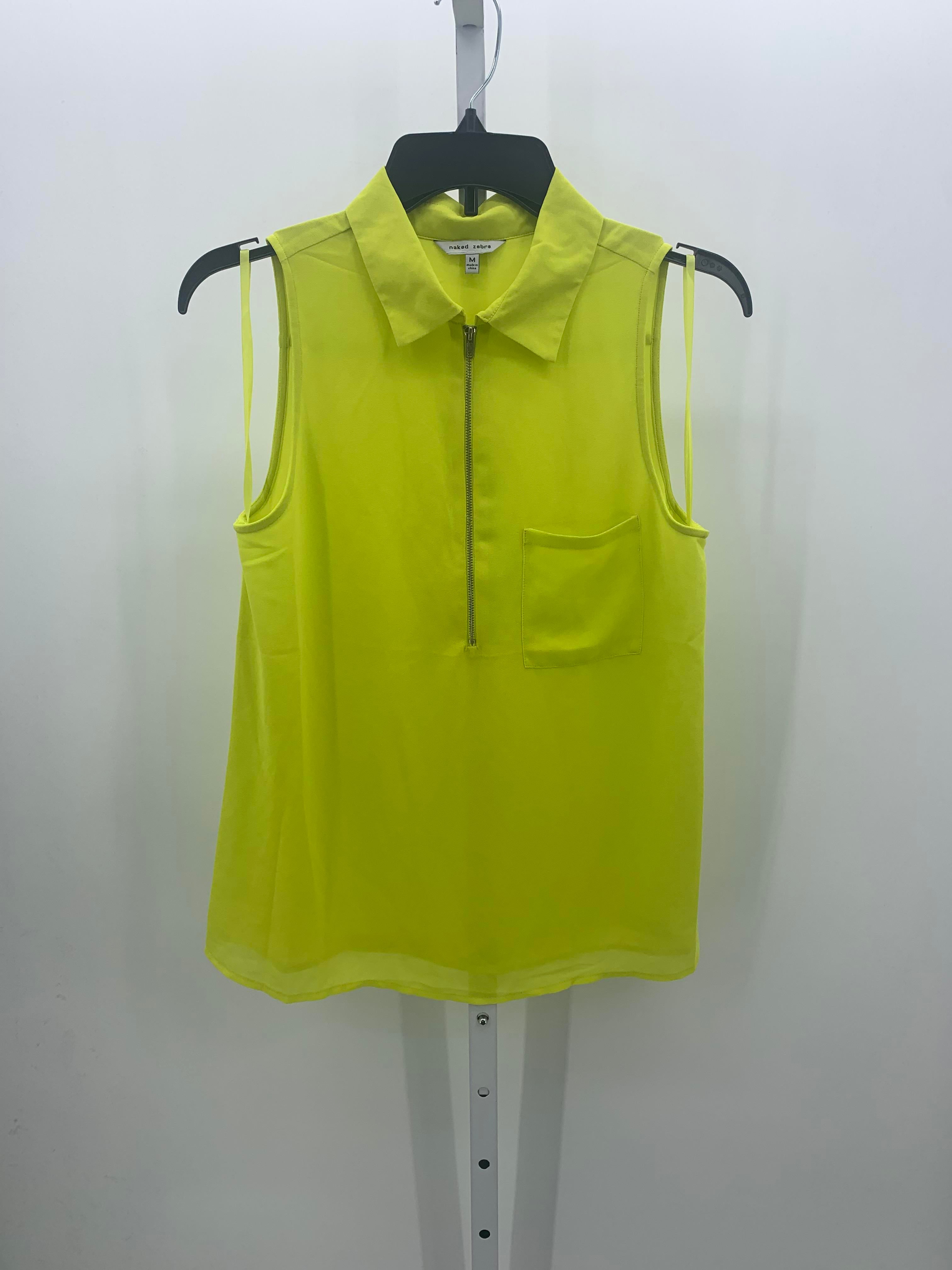 Naked Zebra Size Medium Misses Sleeveless Shirt