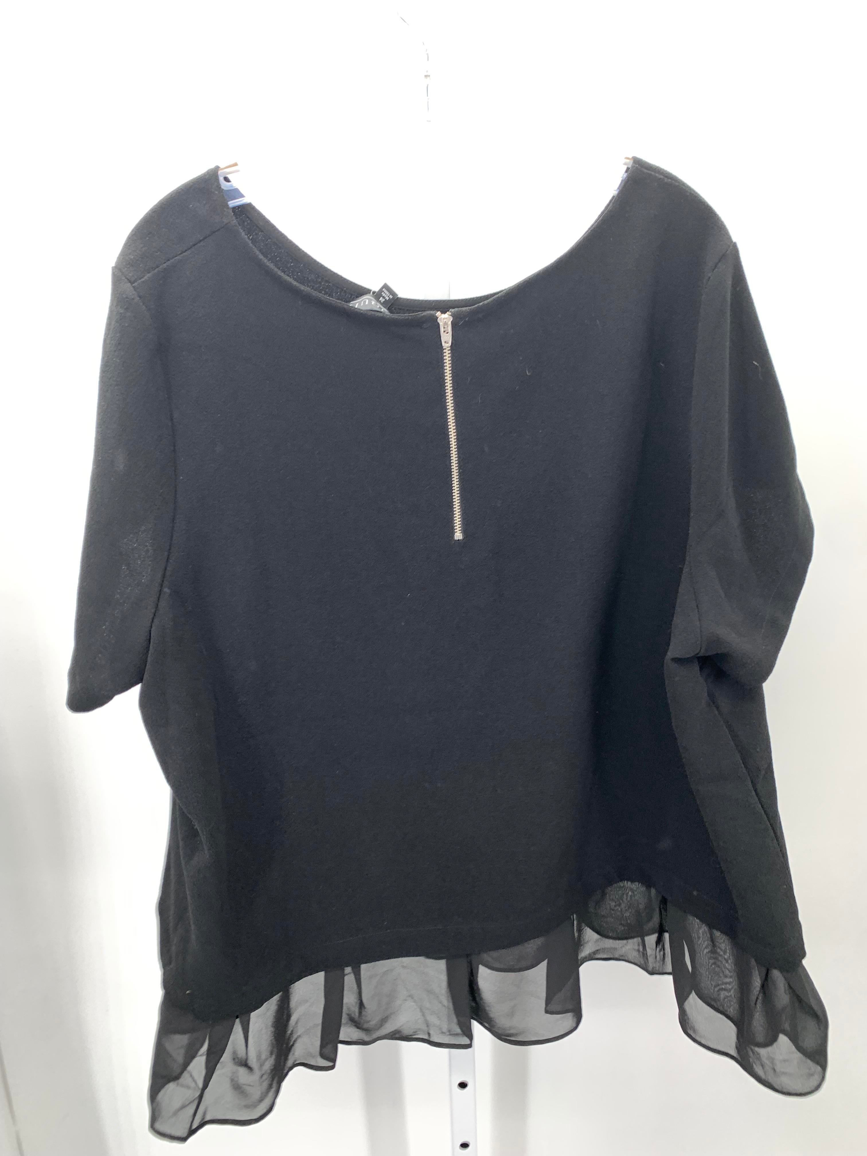 Size 24 W Womens Short Sleeve Shirt