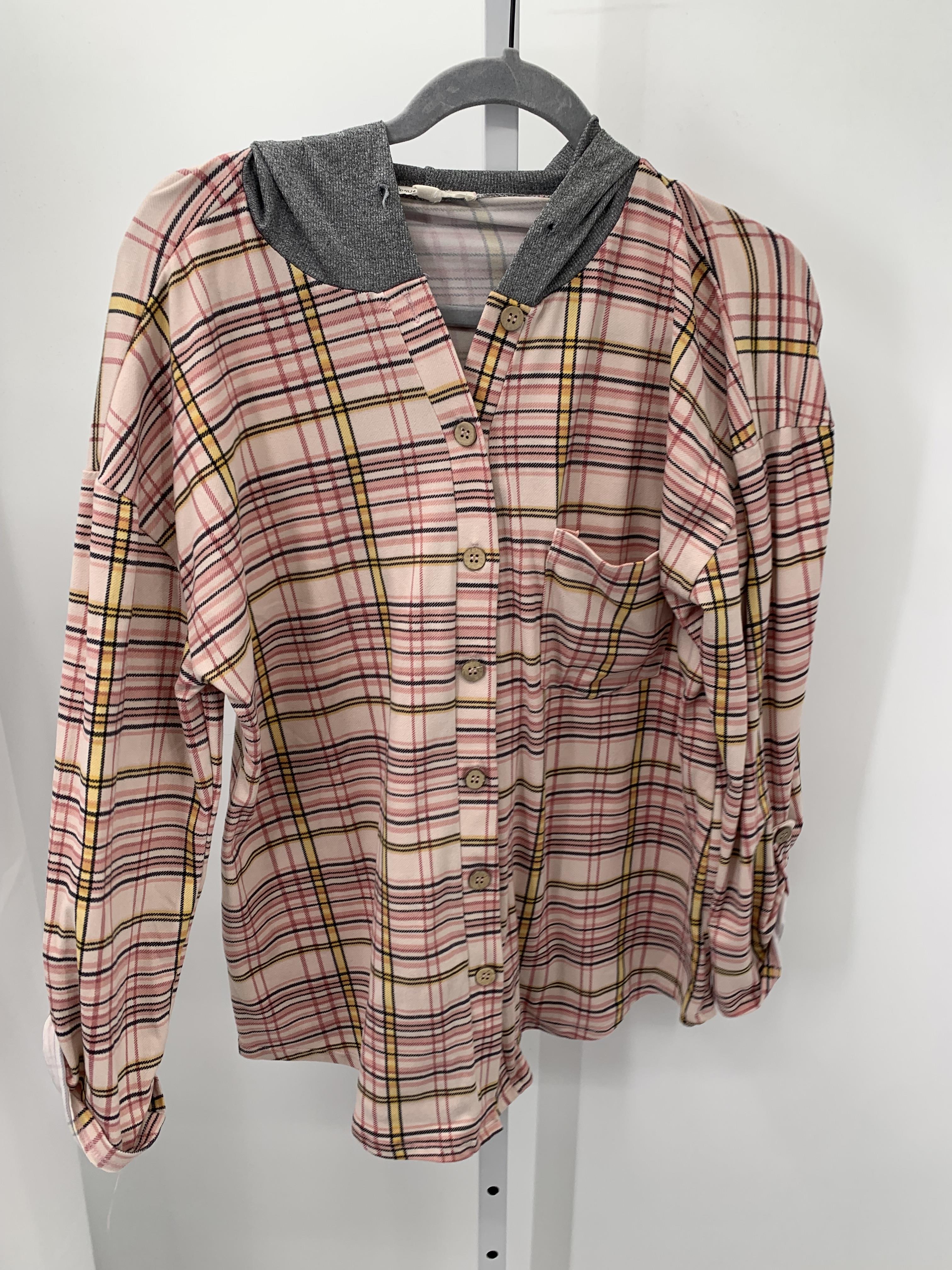 Size Large Juniors Long Sleeve Shirt