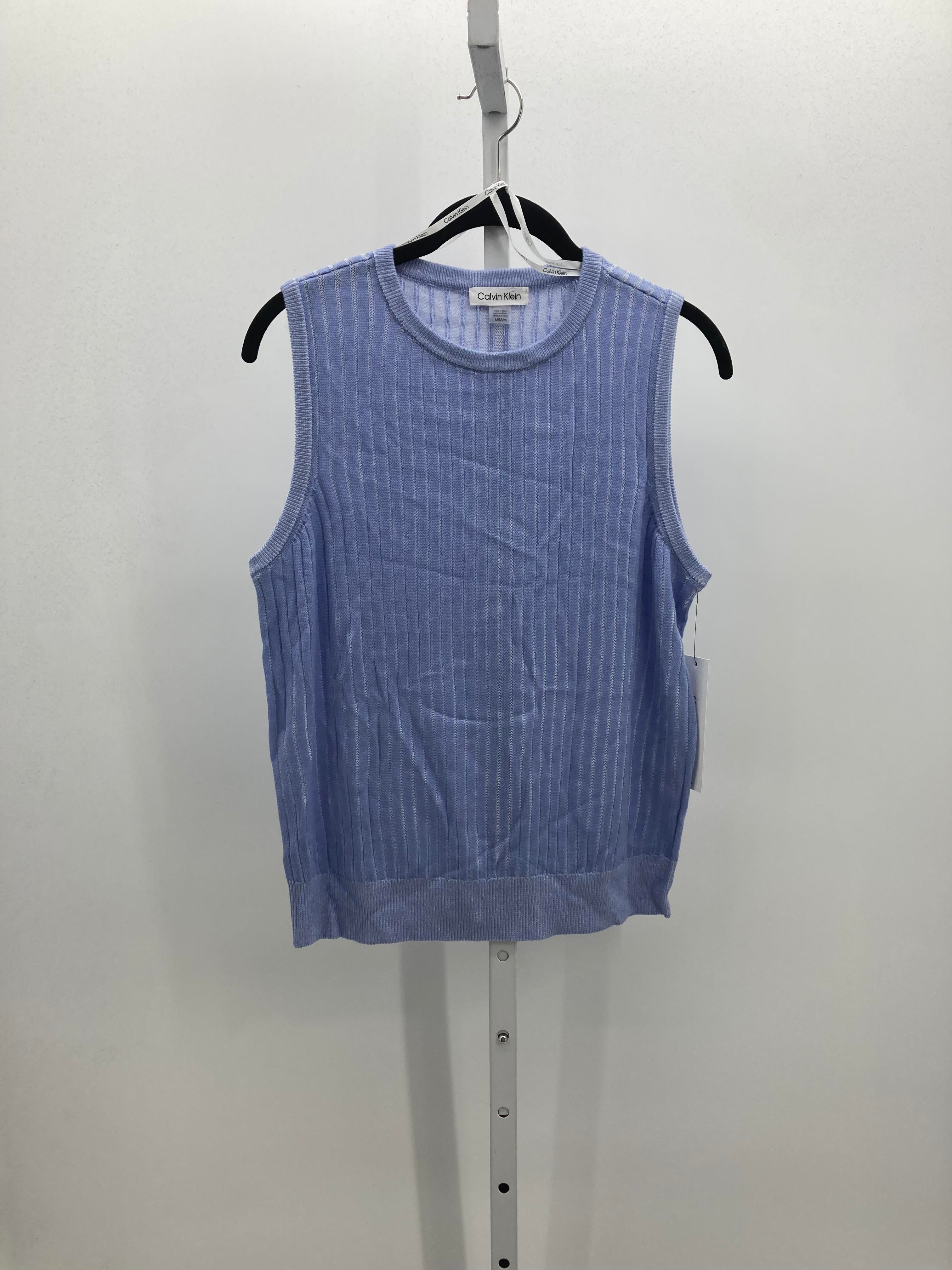 Calvin Klein Size Medium Misses Sleeveless Sweater