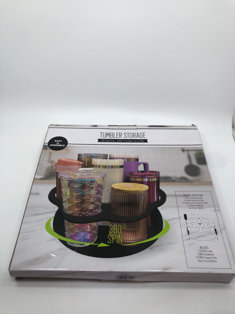NIB SPINNING TUMBLER STORAGE.