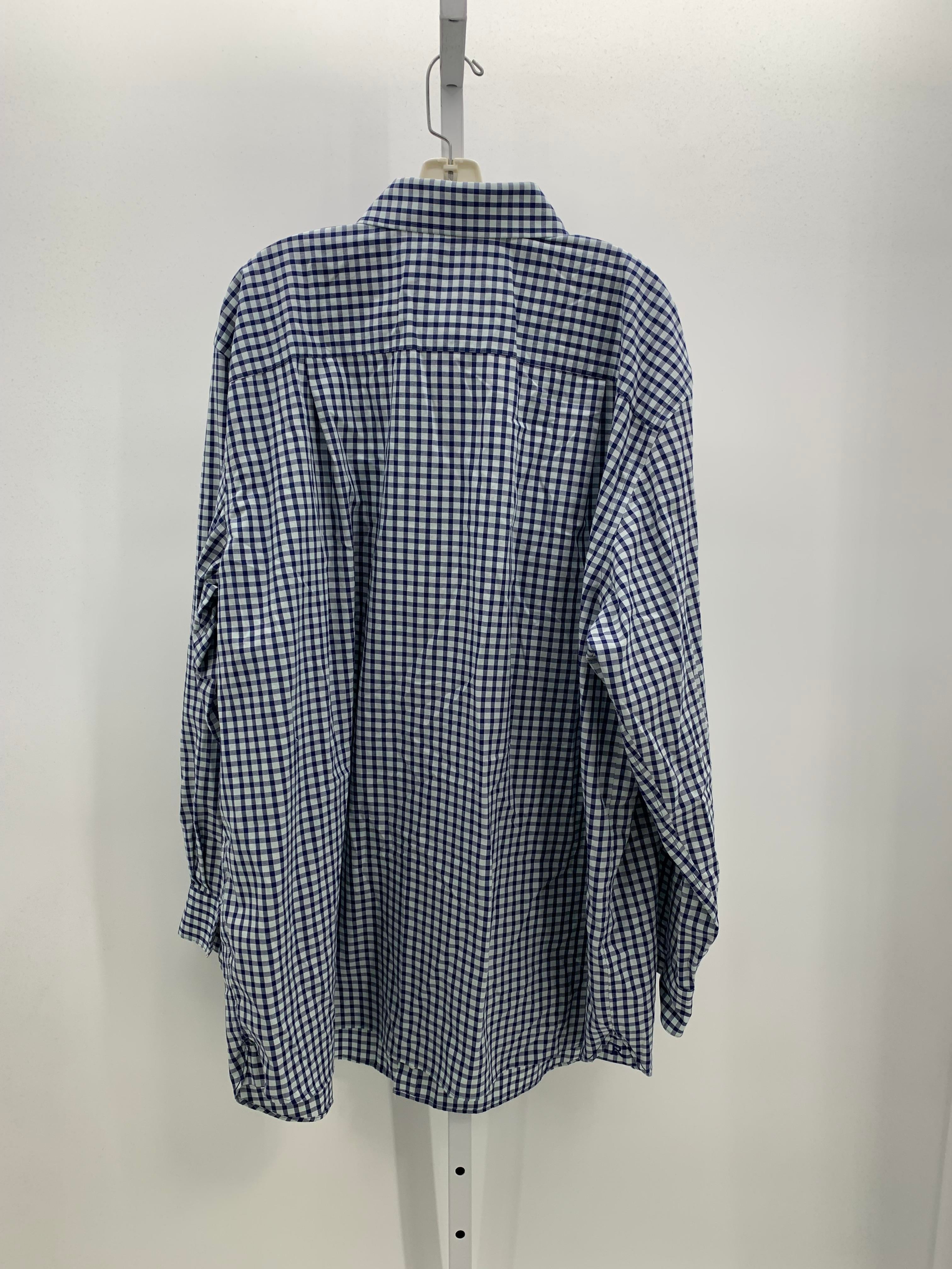 TALL PLAID BTN DOWN.