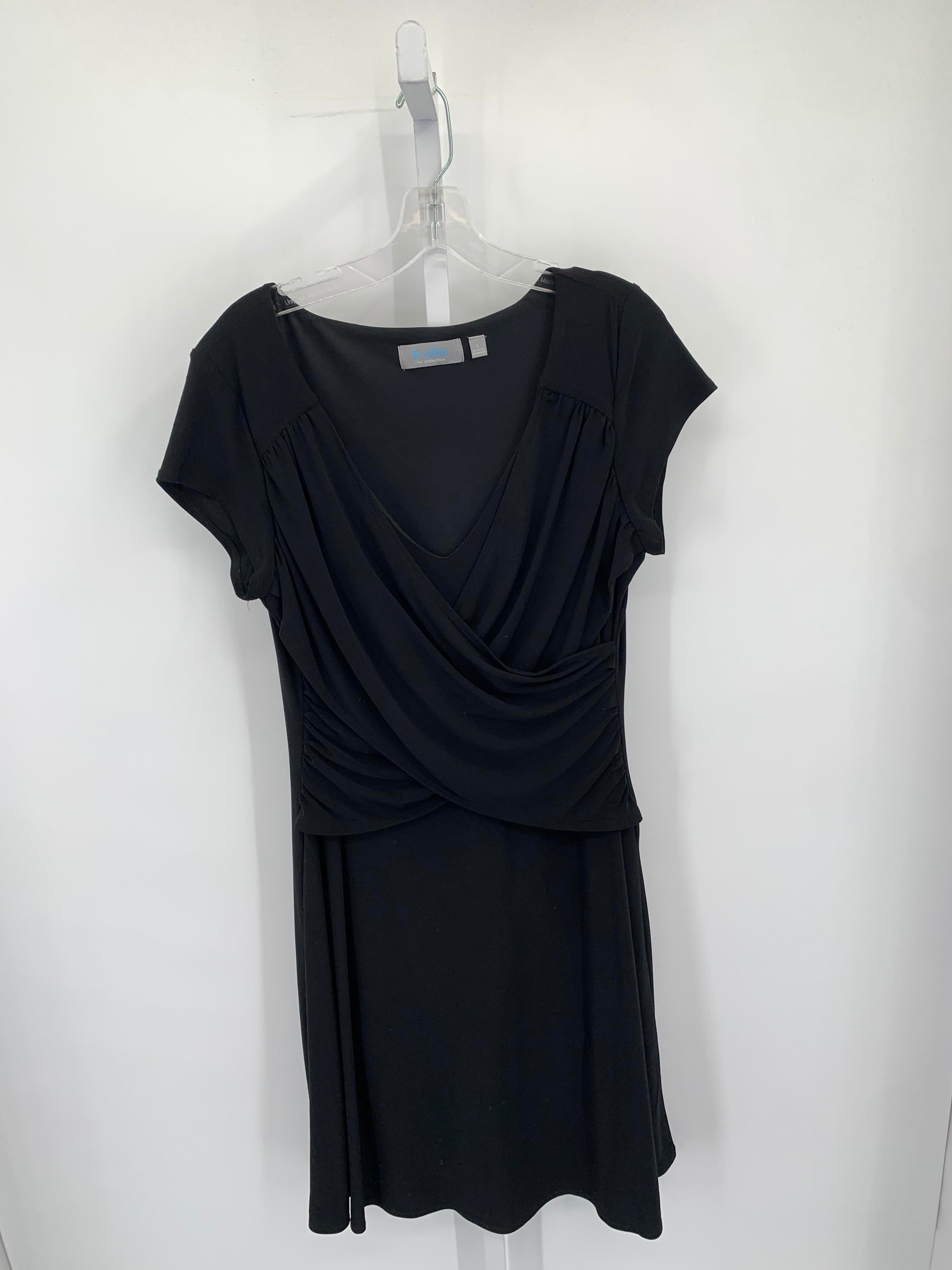 NY Collection Size Large Misses Short Sleeve Dress