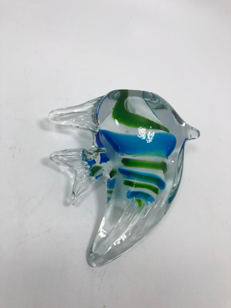 BLUE/ GREEN GLASS FISH.