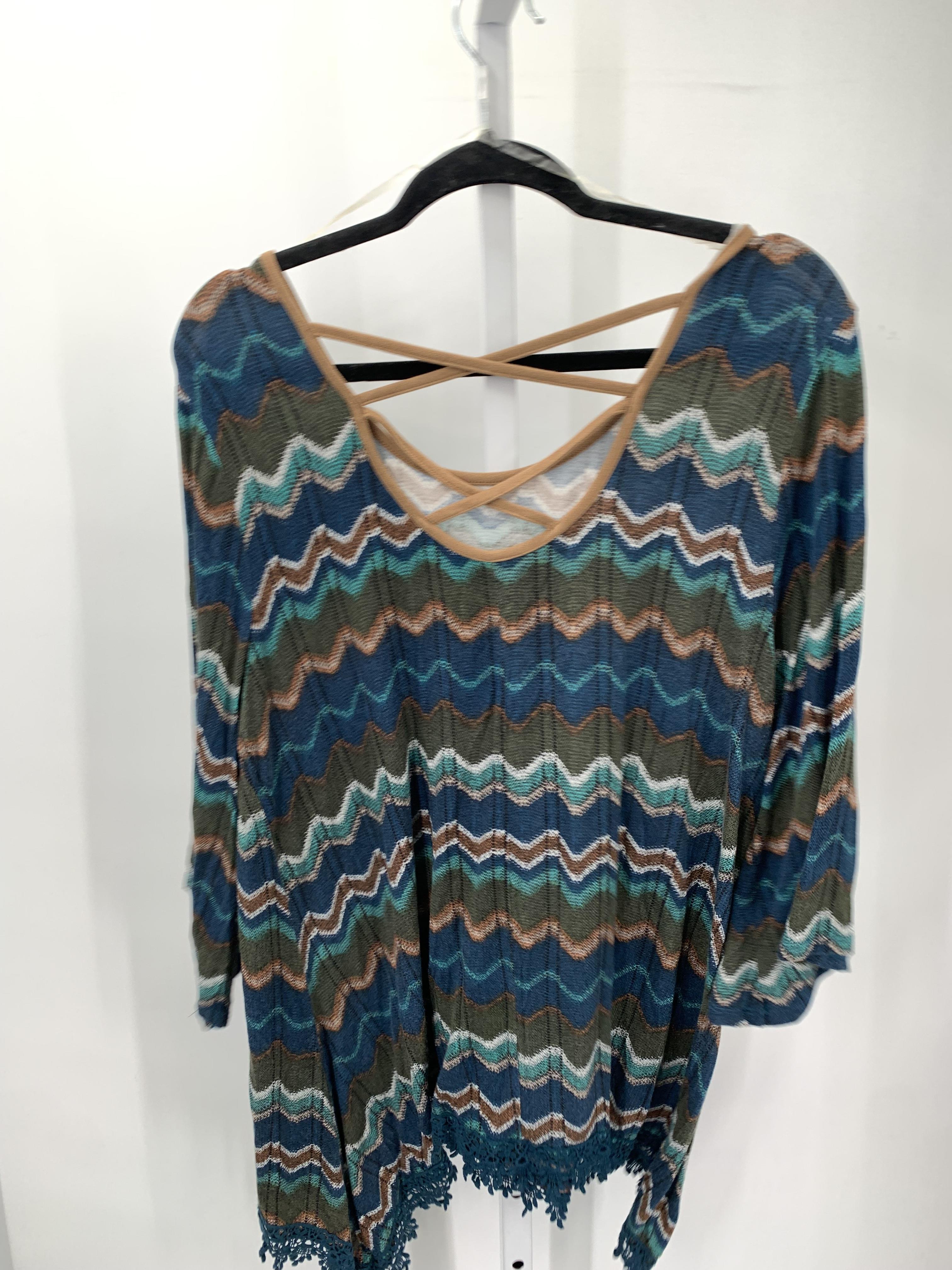 Size Extra Large Misses 3/4 Sleeve Shirt