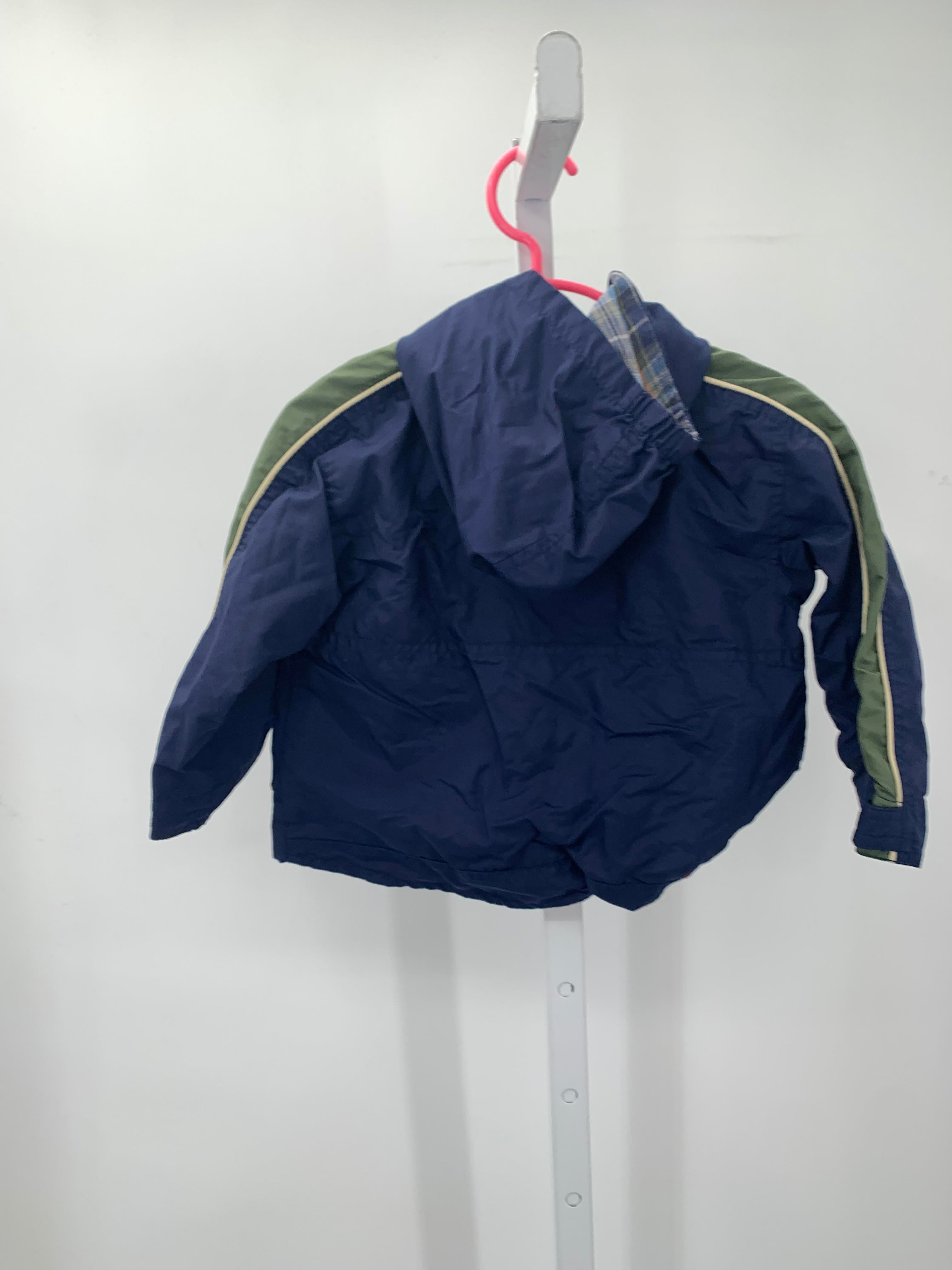 GREEN HOODED ZIP WINDBREAKER.
