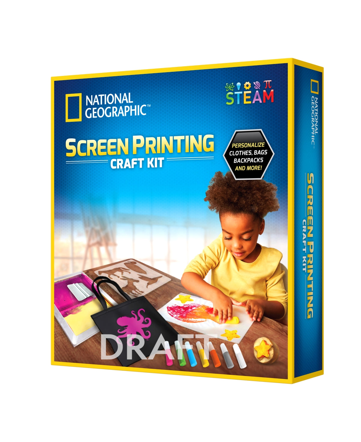 Screen Printing Craft Kit - National Geographic -